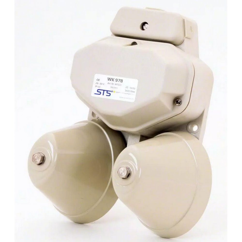 sts Wecker WK 978 N / WK 971 Rufstrom - Außenwecker - kieselgrau