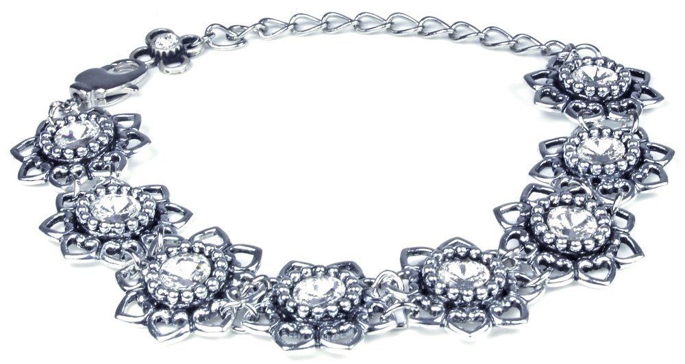 LUISIA® Armband "Leandra" mit Herzblüten und günstig online kaufen