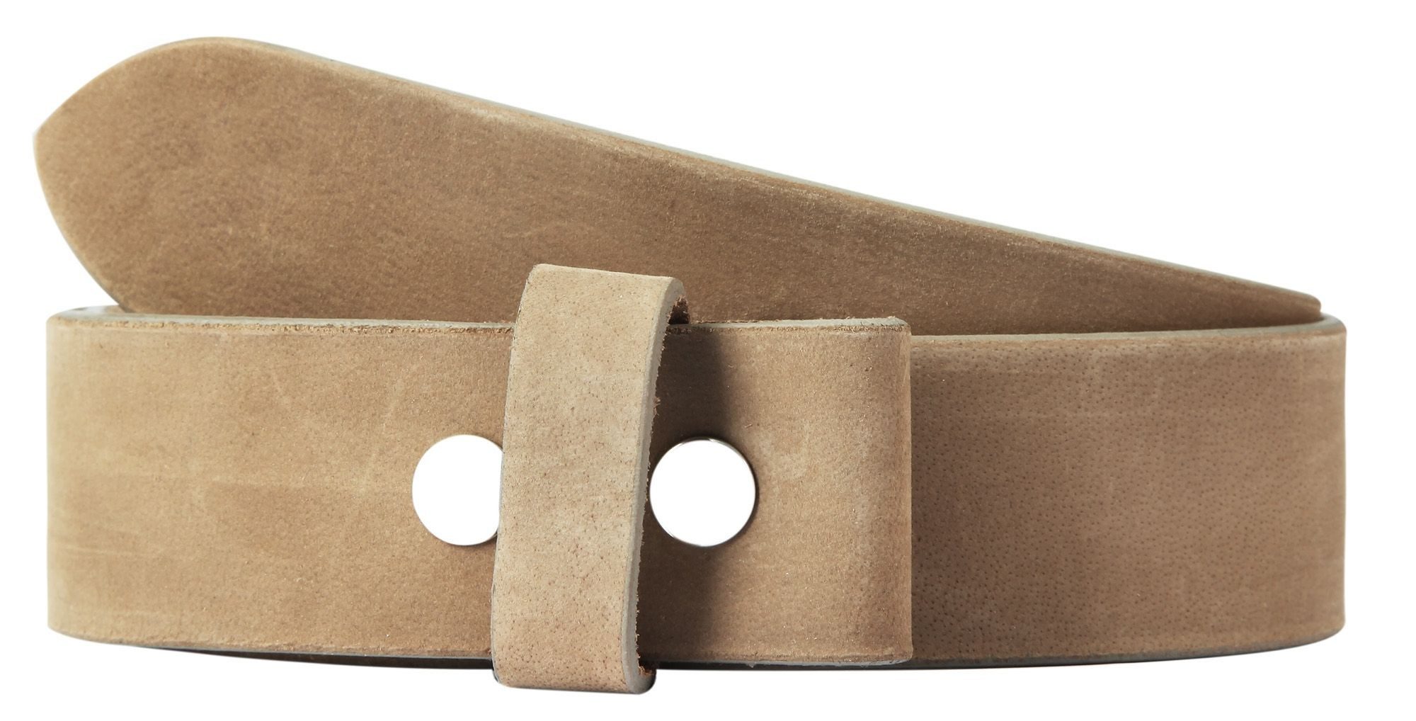 Leonardo Verrelli Ledergürtel LV0137 Echtleder für Wechselschnallen, taupe, günstig online kaufen