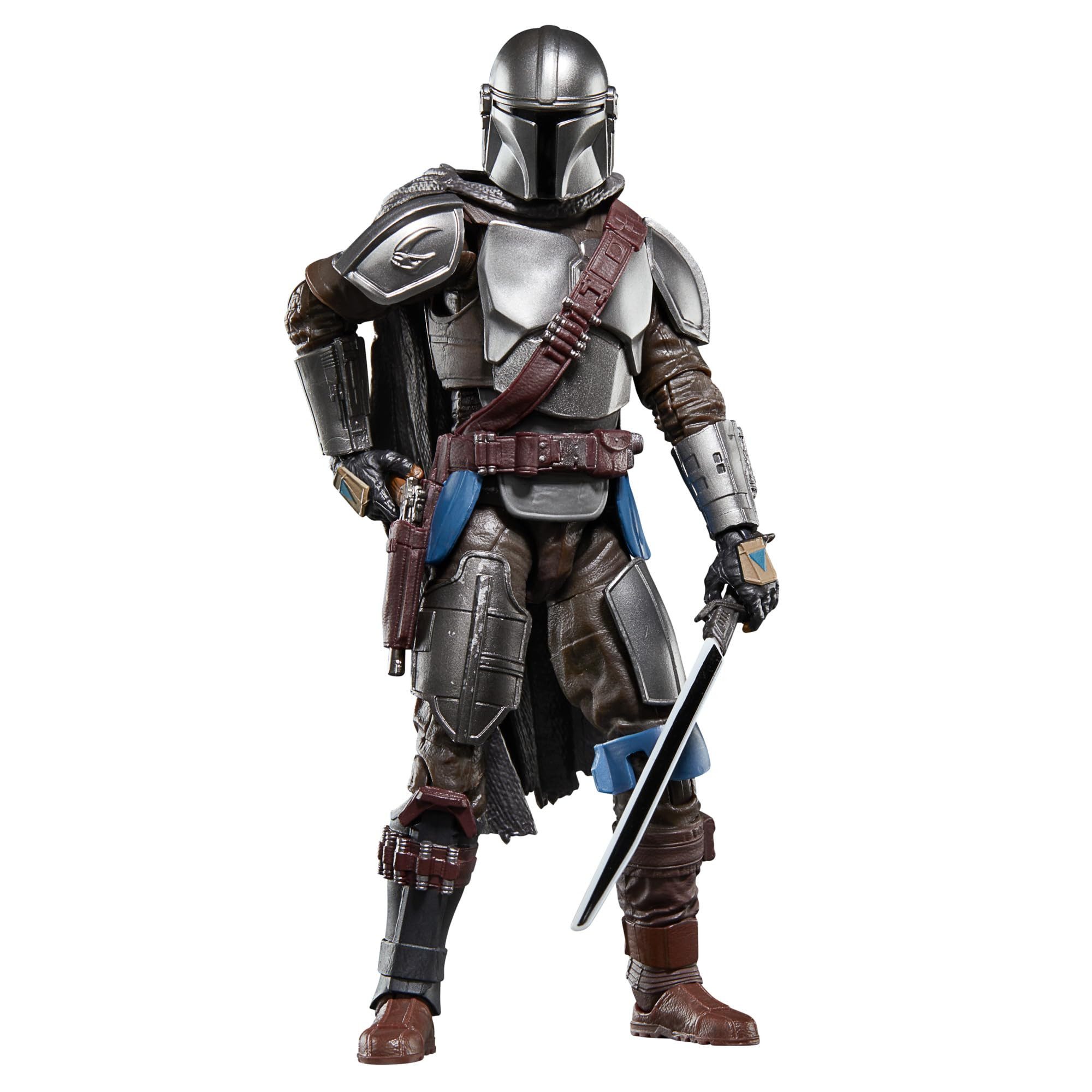 Hasbro Actionfigur The Black Series Din Djarin – The Mandalorian, detailgetreue Star Wars-Sammelfigur mit vielen Bewegungspunkten
