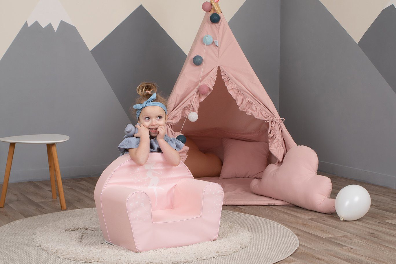 Knorrtoys® Sessel für Kinder; Fairy in Pink, Europe Made