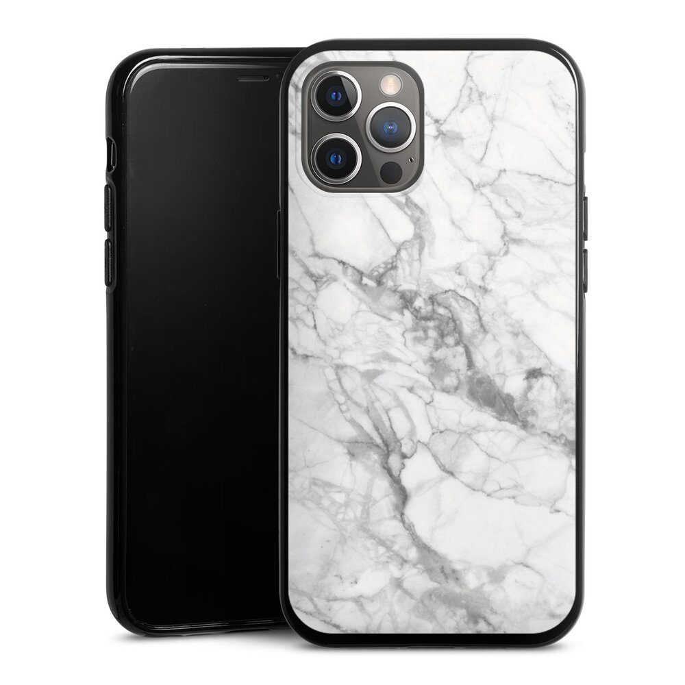 DeinDesign Handyhülle Stein Marmor Muster Marmor, Apple iPhone 12 Pro Max  Silikon Hülle Bumper Case Handy Schutzhülle