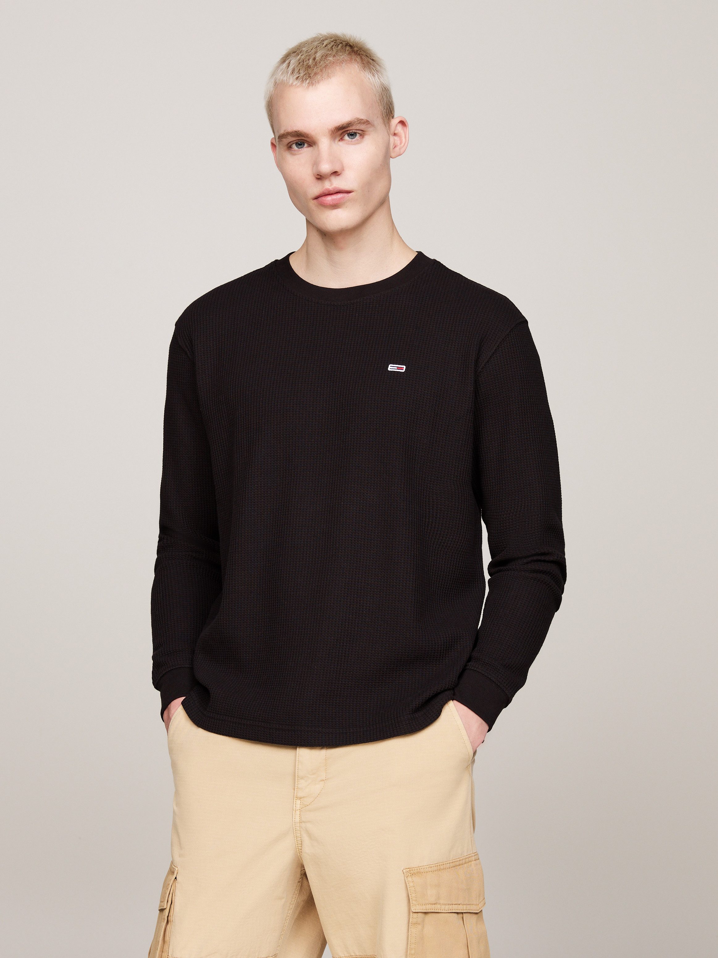 Tommy Jeans Longsleeve TJM REG WAFFLE günstig online kaufen