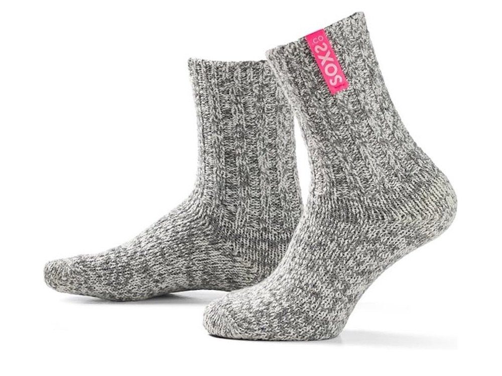 LK Trend & Style Socken von Soxs.Co Schaf Woll Socken kuschelige Herbstzeit Weihnachtszeit (Einheitsgröße) SOXS.CO: wärmend und kühlend. MEGA schönes Fußklima