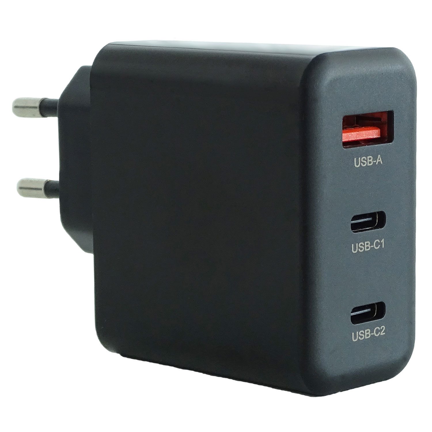 keepdrum keepdrum USB Mehrfach-Schnell-Ladegerät GaN40 40 Watt USB-Ladegerät (Smartphone Laptop Powerbank Tablet uvm, Schnelladen)