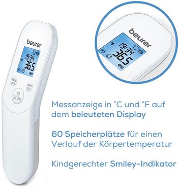 BEURER Infrarot-Fieberthermometer FT 85, Kontaktloses Thermometer