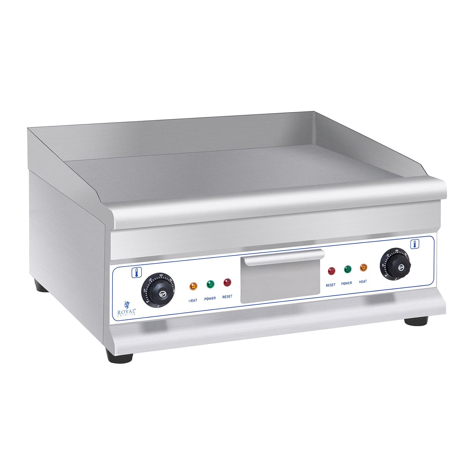Royal Catering Elektrogrill Doppel Grillplatte 60 cm Elektro Bräter Kontaktgrill 2 x 3.200W Gastro, 6400 W