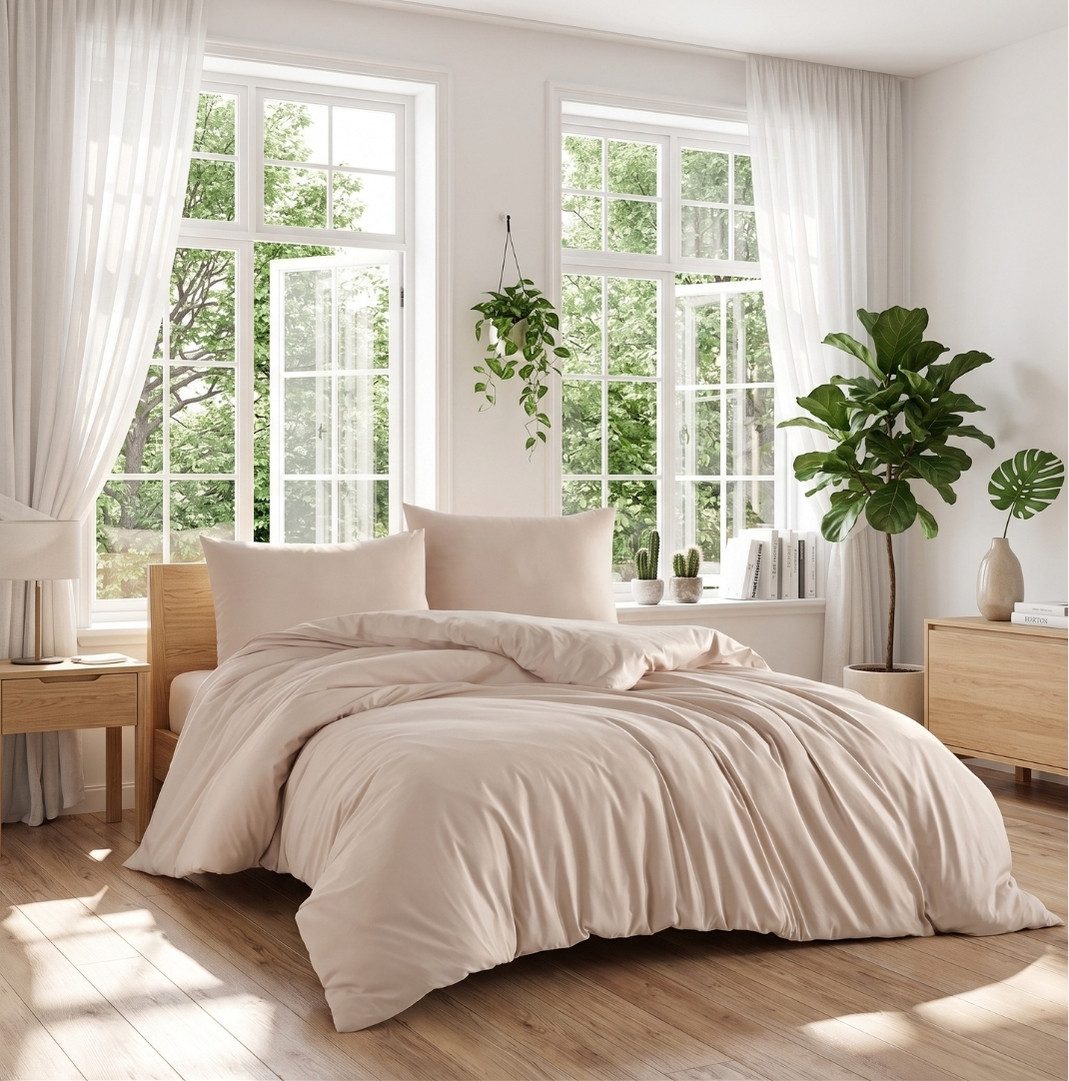 Formeya Bettwäsche Bettwäsche 100% Baumwolle 155x220 cm Einzelbett(ohne Spannbettlaken)