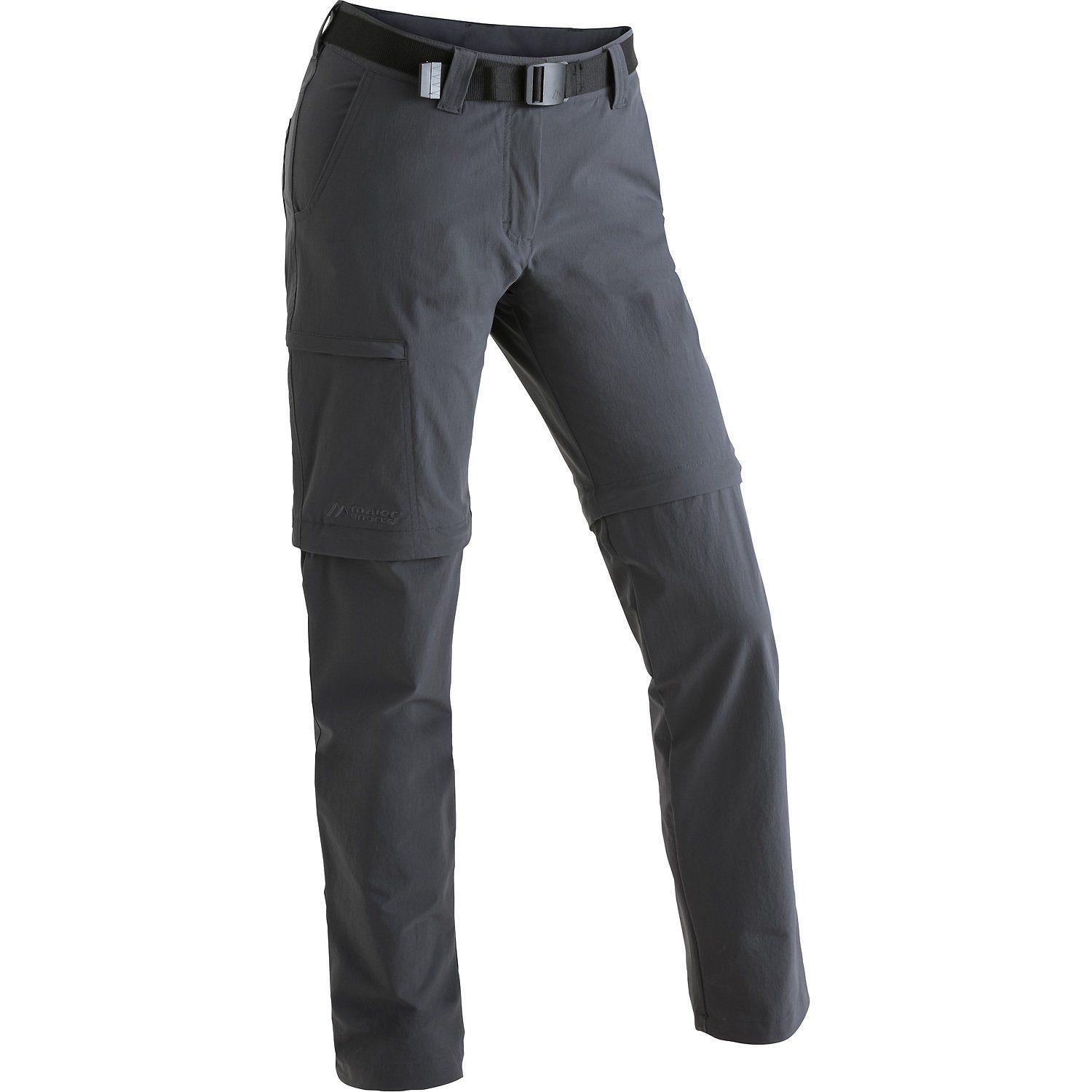 Maier Sports Zip-off-Hose Zip-Hose Inara Slim Dunkelgrau