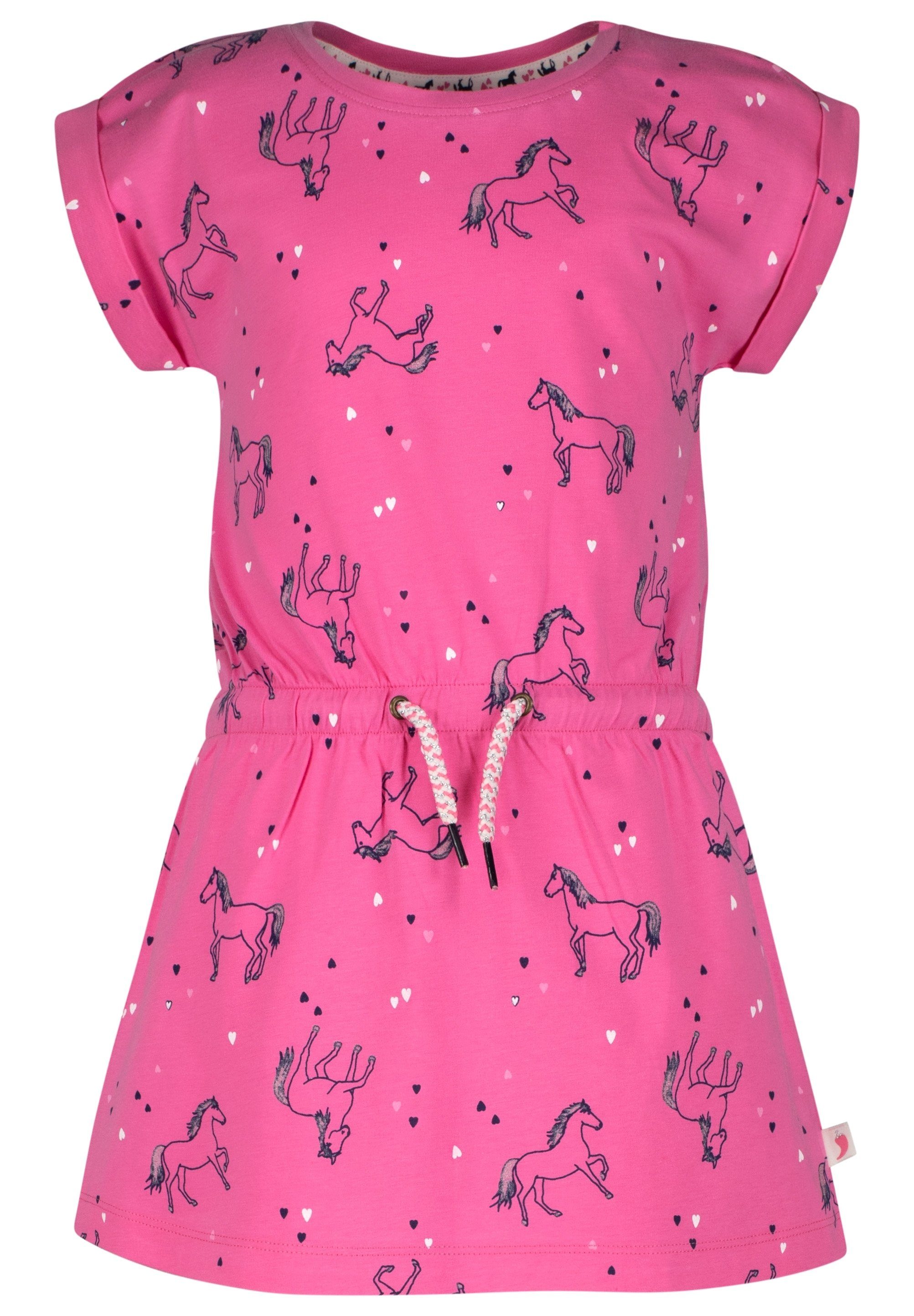 SALT AND PEPPER A-Linien-Kleid Dress AOP Horses (1-tlg) bubble gum