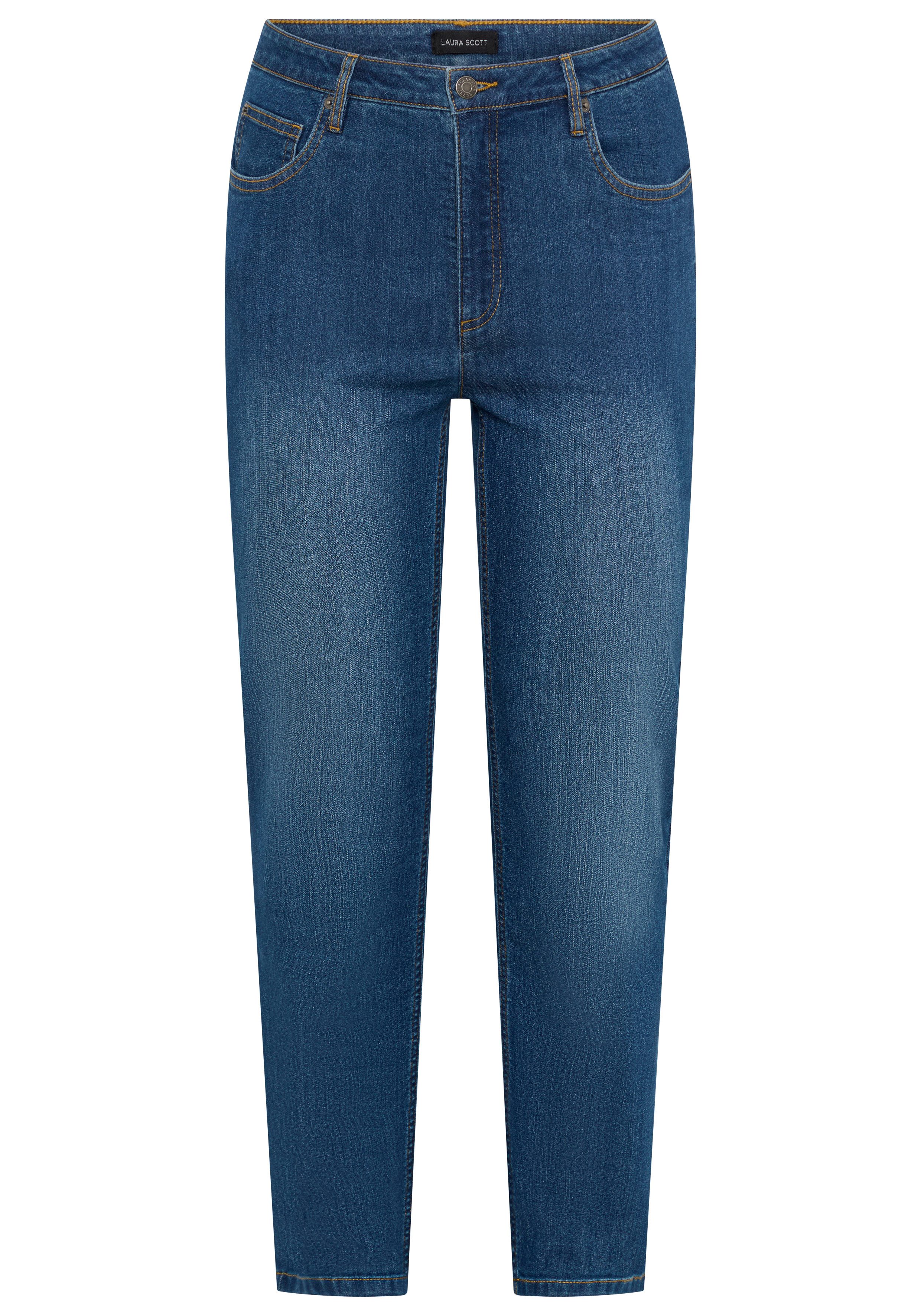 Laura Scott CURVE Gerade Jeans Große Größen Straight-Fit, gerader Beinverlauf, hohe Leibhöhe – Bild 5 von 5