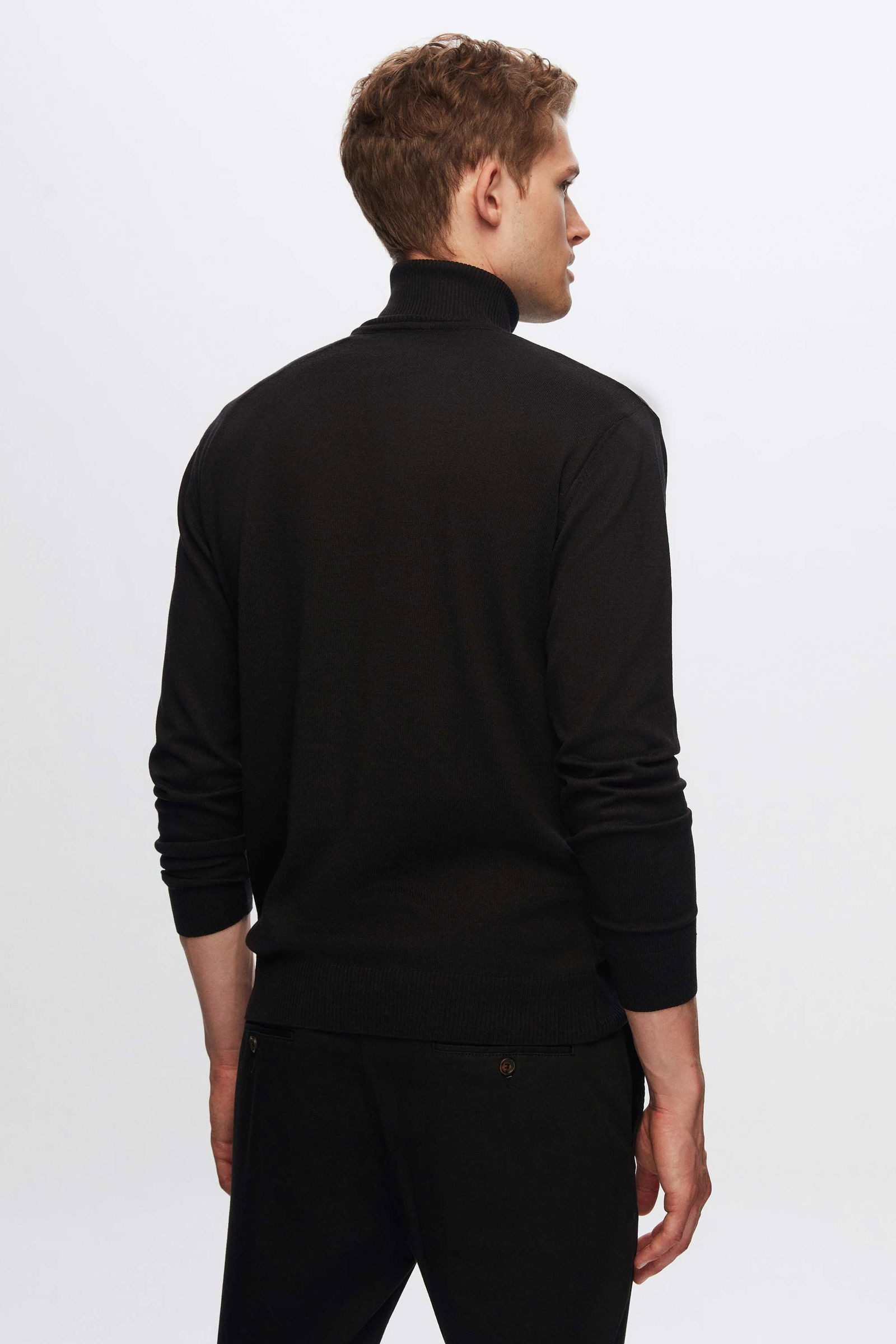 D'S DAMAT Strickpullover Ds Damat Rollkragenpullover aus Baumwollmischung mit regulärer Passfor