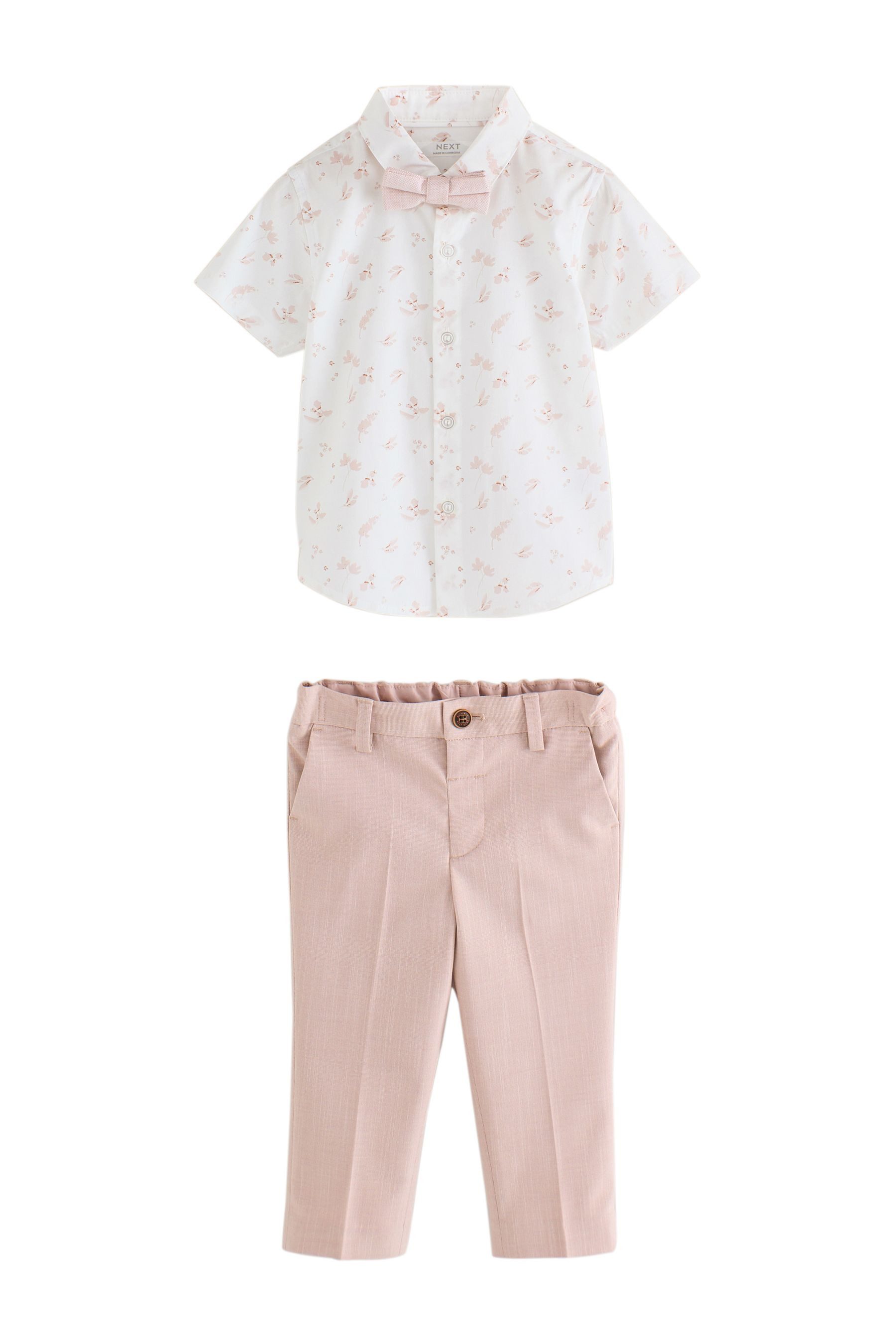 Next Kinderanzug Blazer, Hemd, Hose und Fliege im Set (4-tlg)