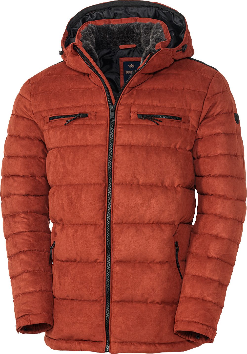 Franco Bettoni Steppjacke Kapuze mit verstellbarem Kordelzug günstig online kaufen