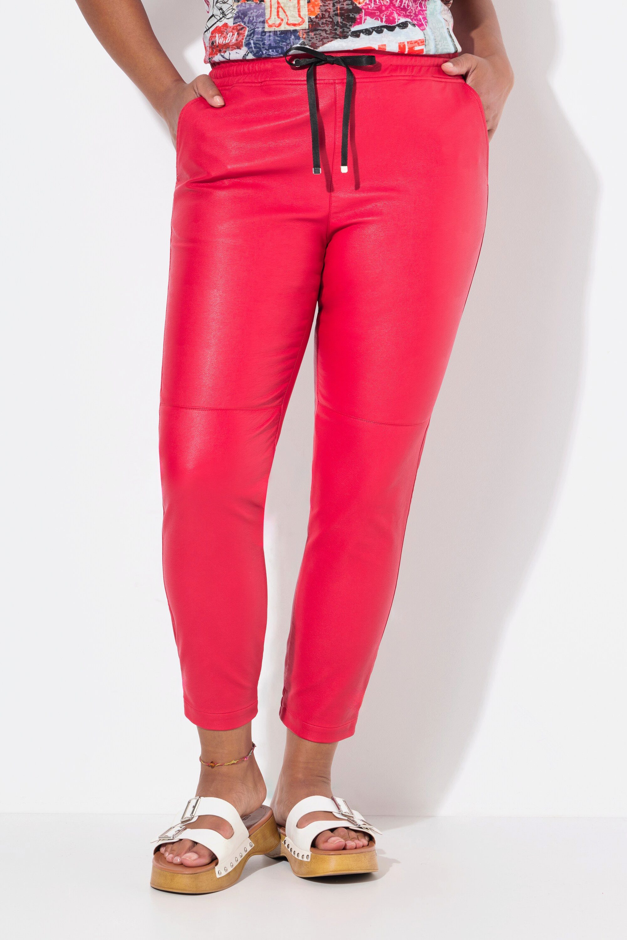 Angel of Style Schlupfhose Lederoptik-Hose Elastikbund günstig online kaufen