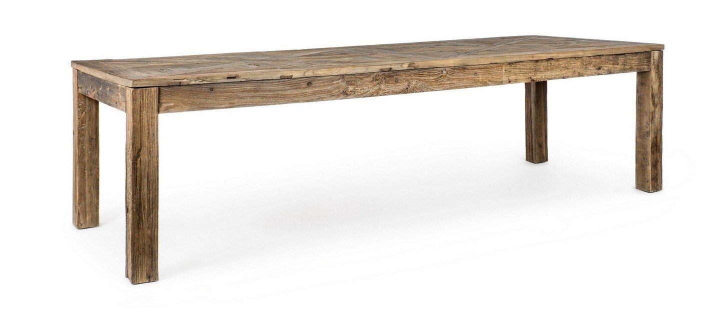 Natur24 Esstisch Tisch Kaily 280x76x100cm Ulmenholz Esstisch