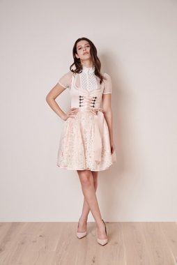 Krüger Madl Dirndl 'Junia' Spitzenschürze 411965, Rosé - 50cm