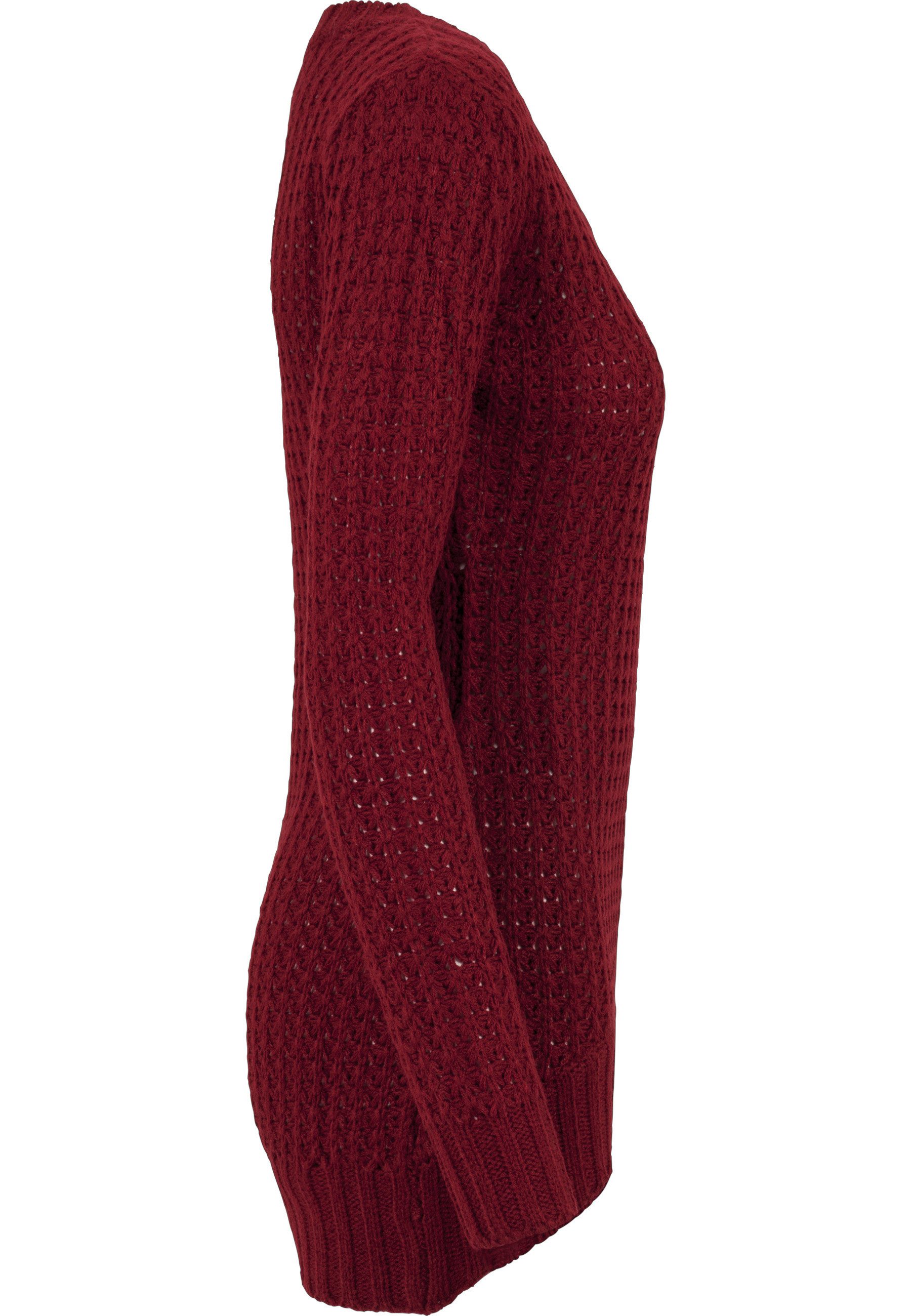 URBAN CLASSICS Sweatshirt Urban Classics Damen Ladies Long Wideneck Sweater (1-tlg) – Bild 4 von 5