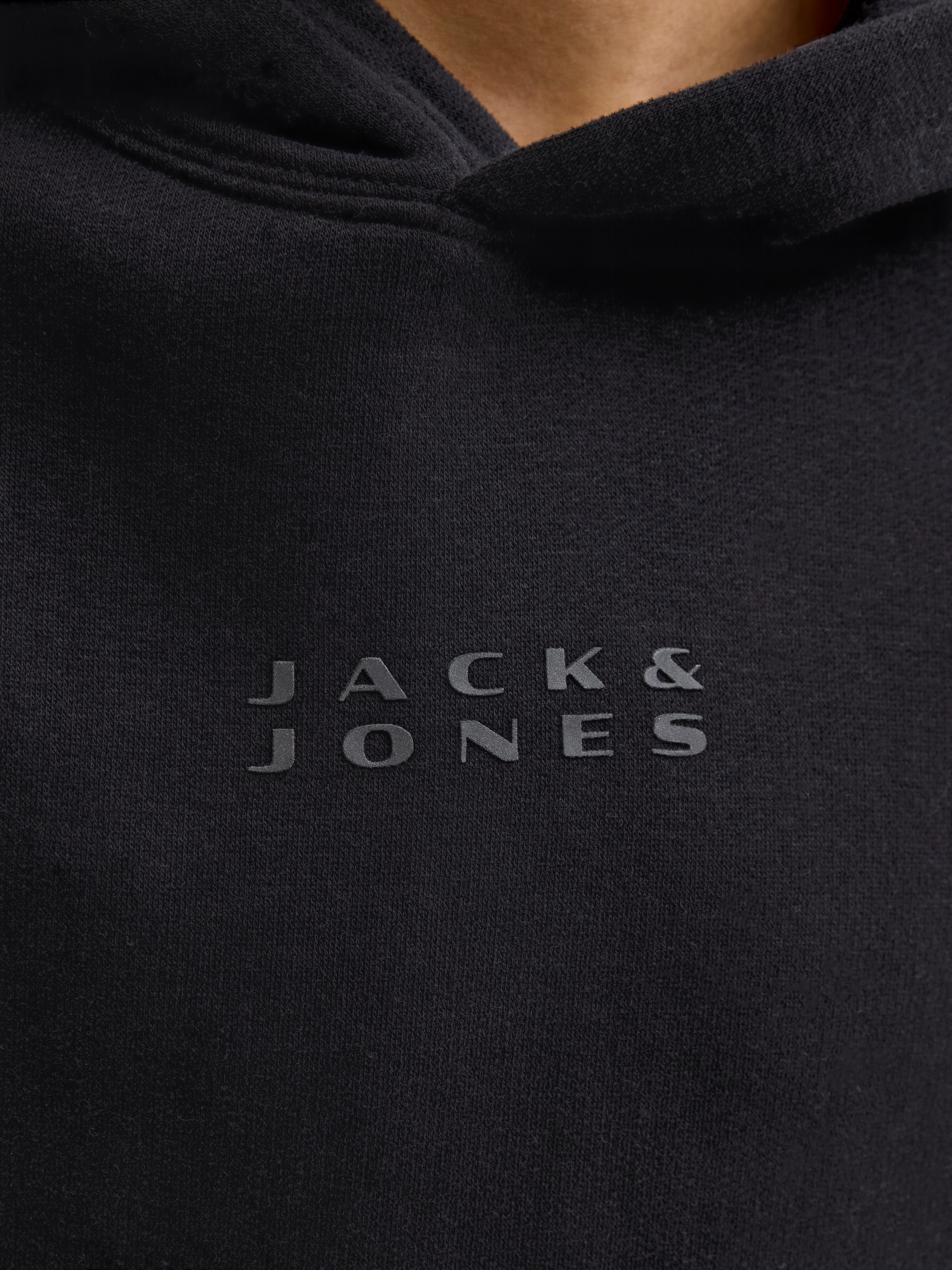 Jack & Jones Junior Kapuzensweatshirt JCOPOINT SWEAT BADGE HOOD JNR – Bild 3 von 5