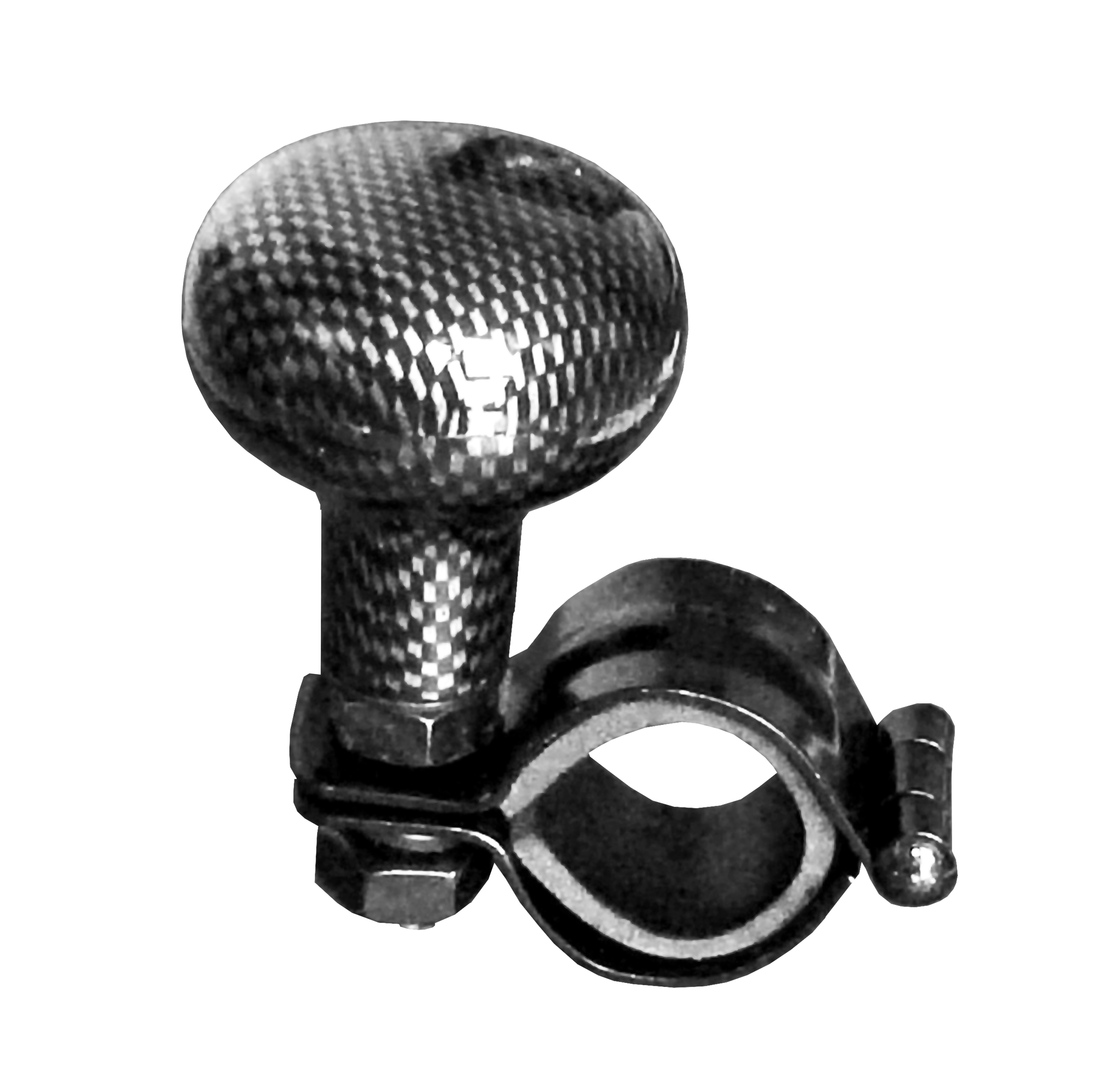 All Ride Lenkeradapter LENKRADKNAUF CARBON Steuerknopf Lenkknauf Lenkradknopf 69, (Lenkhilfe Fixlenker Knauf)