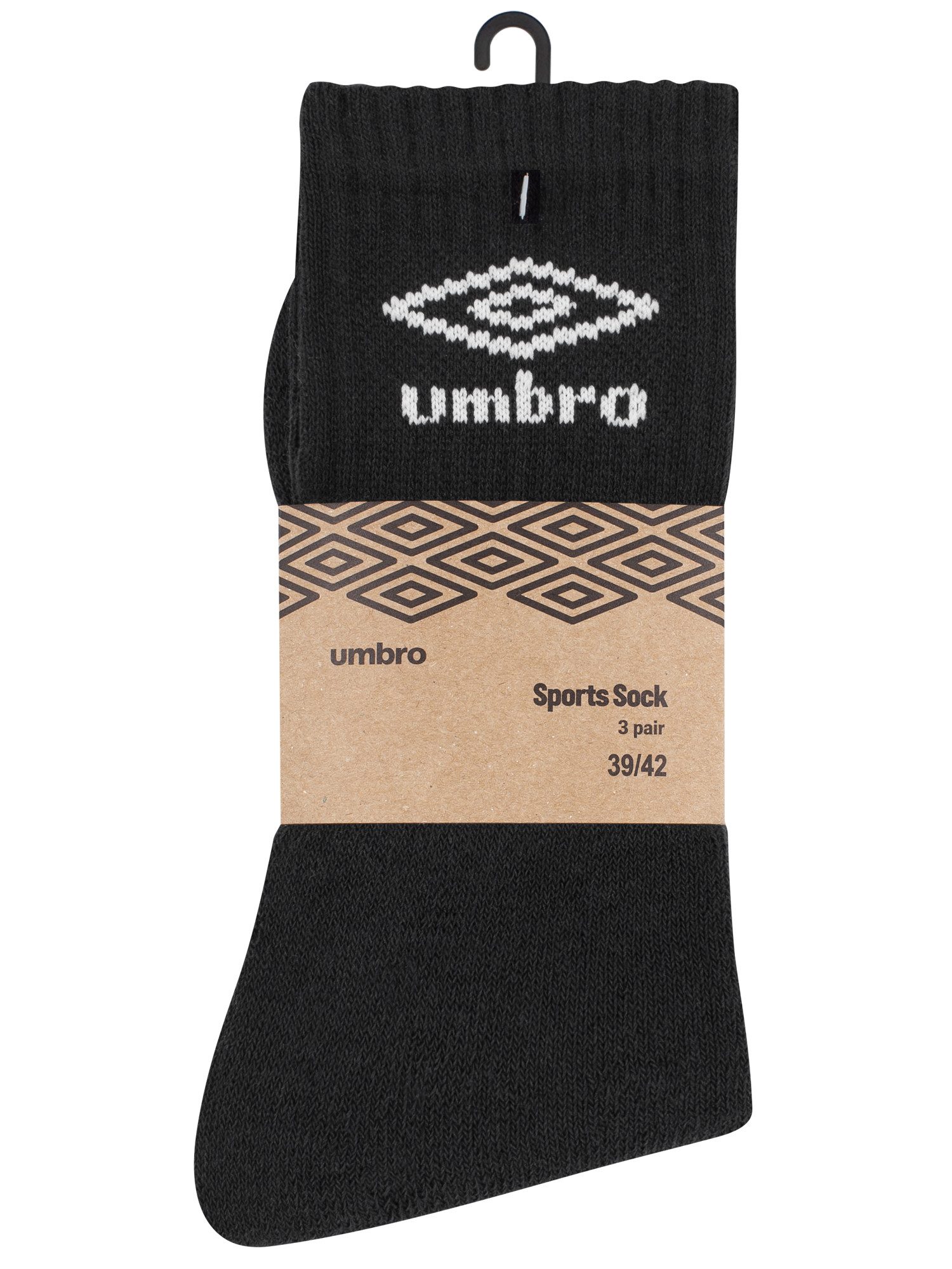 Umbro Socken Umbro Socken (12-Paar) mit stoßdämpfendem Vollfrottee-Fußbett