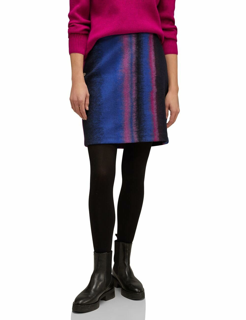 STREET ONE Midirock Midirock für Damen (1-tlg)