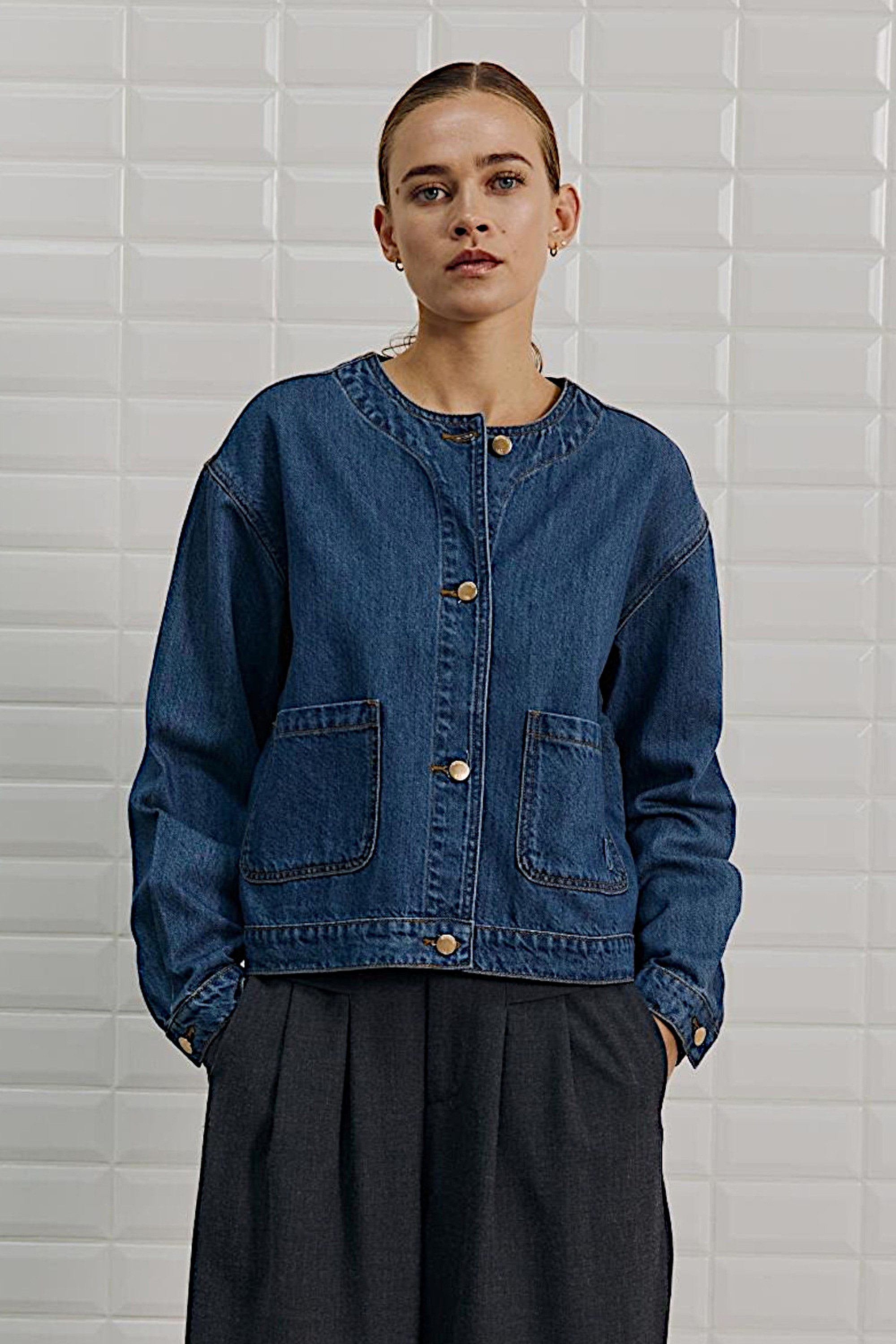 WithBlack Jeansjacke