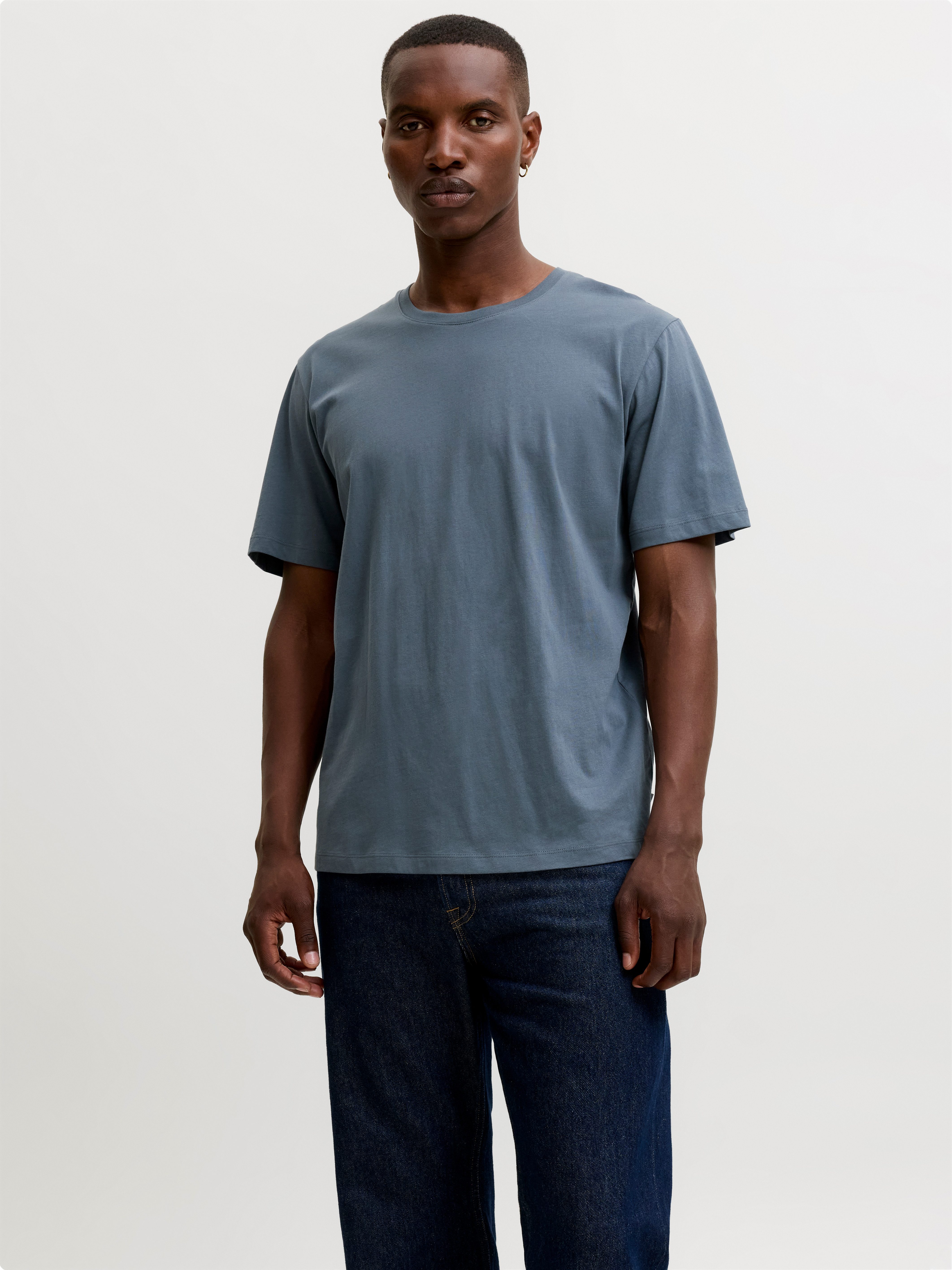 Jack & Jones Rundhalsshirt JJEORGANIC BASIC TEE SS O-NECK NOOS Baumwolle, regular fit