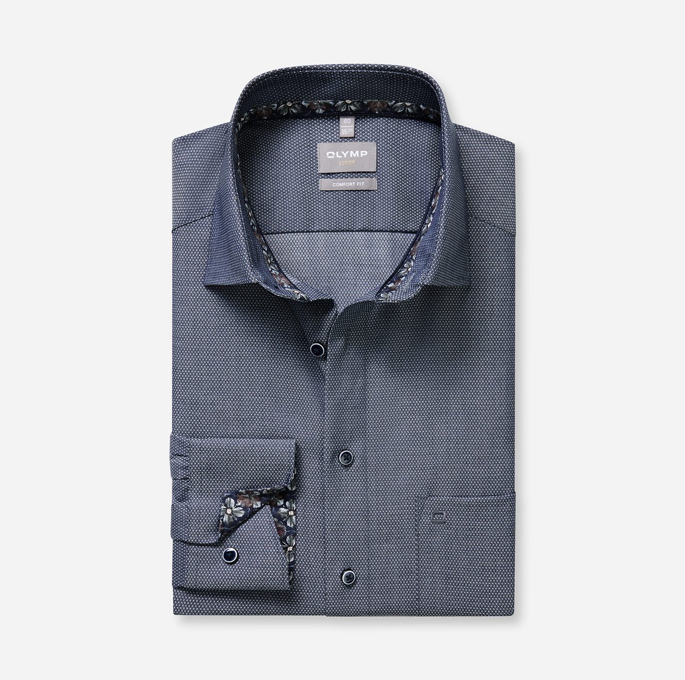 OLYMP Langarmhemd Luxor Businesshemd, comfort fit, New-Kentkragen günstig online kaufen