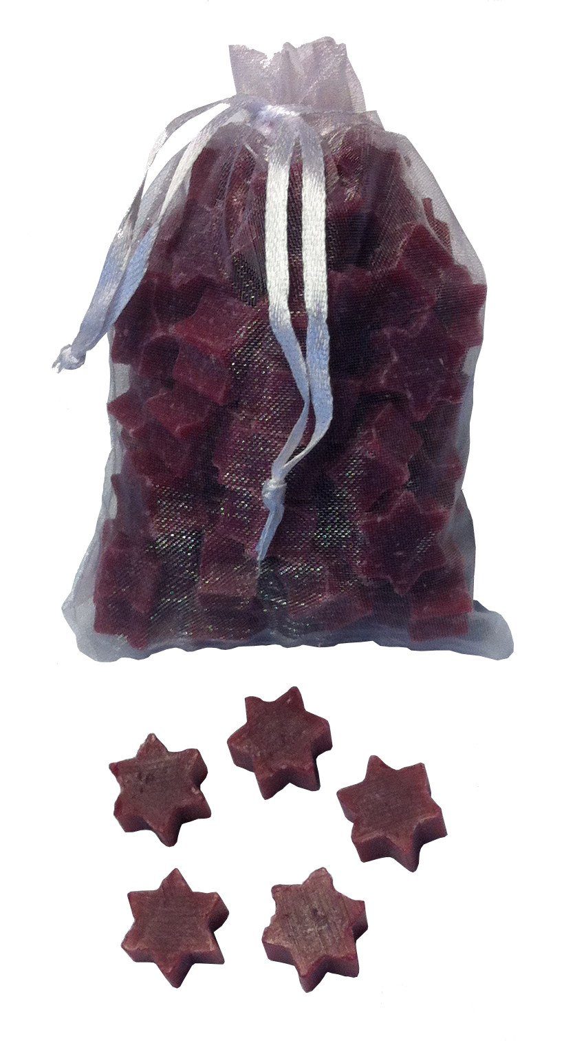 Gerlinde Hofer _ Florex GmbH Handseife Schafmilchseife mini Stern 50 Stück Winterzauber Seife Organzasäckchen, 50-tlg., Mitgebsel Gastgeschenk