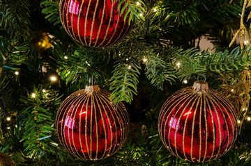 Guido Maria Kretschmer Home&Living Weihnachtsbaumkugel Rikka, Weihnachtsdeko, Christbaumschmuck (6 St), Christbaumkugeln aus Glas, mundgeblasen und handbemalt