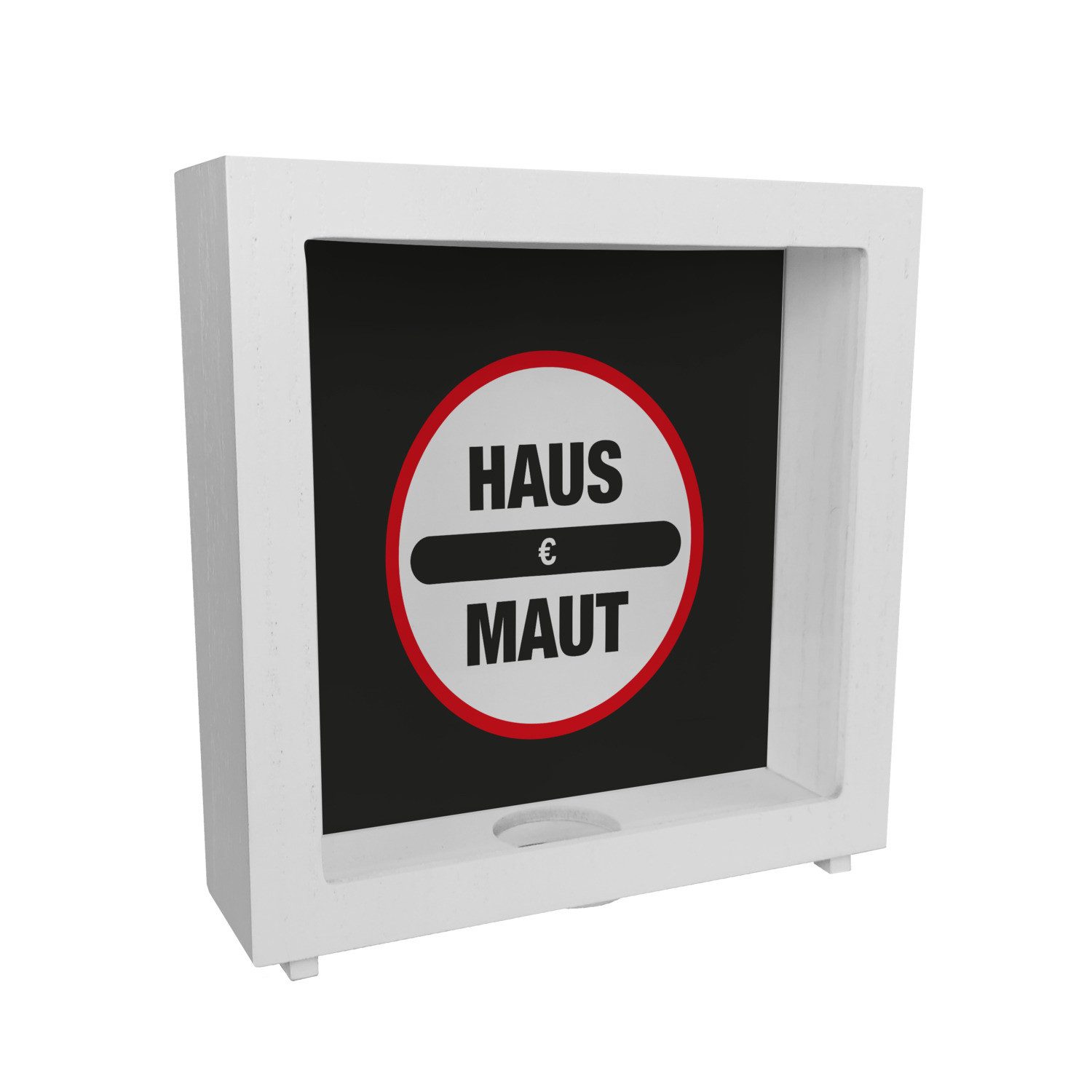 Spardose Haus Maut Rahmen Spardose aus Holz