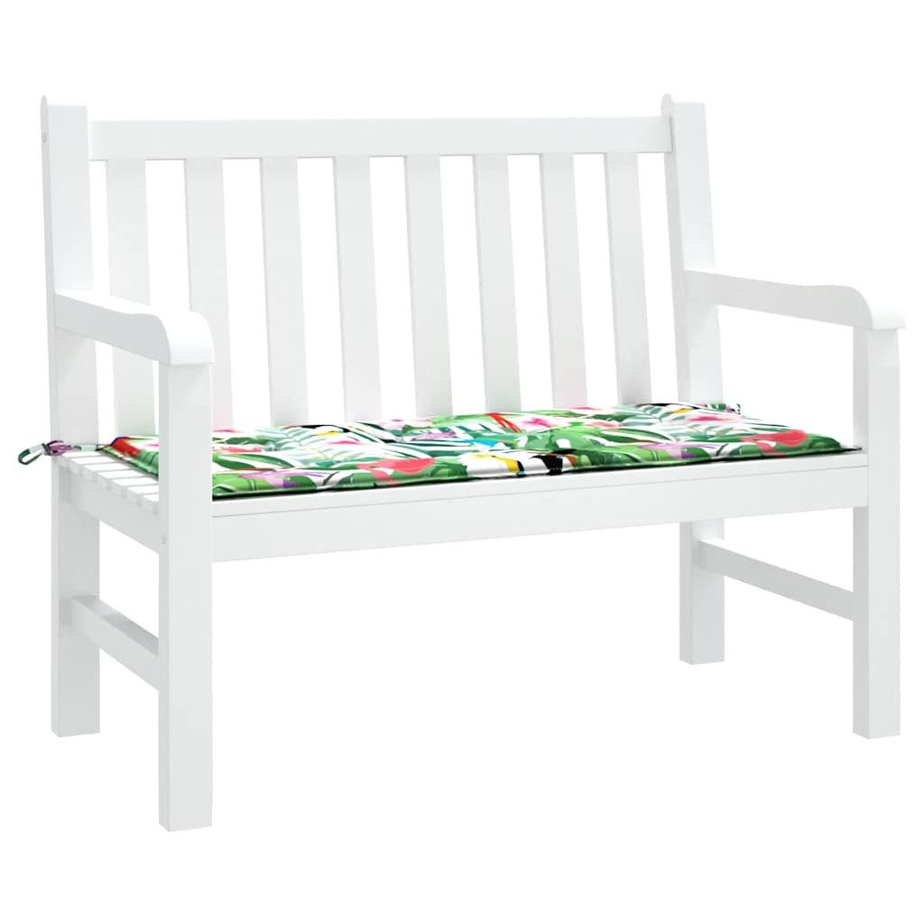 vidaXL Sitzauflage Gartenbank-Auflage Mehrfarbig 120x50x4 cm günstig online kaufen