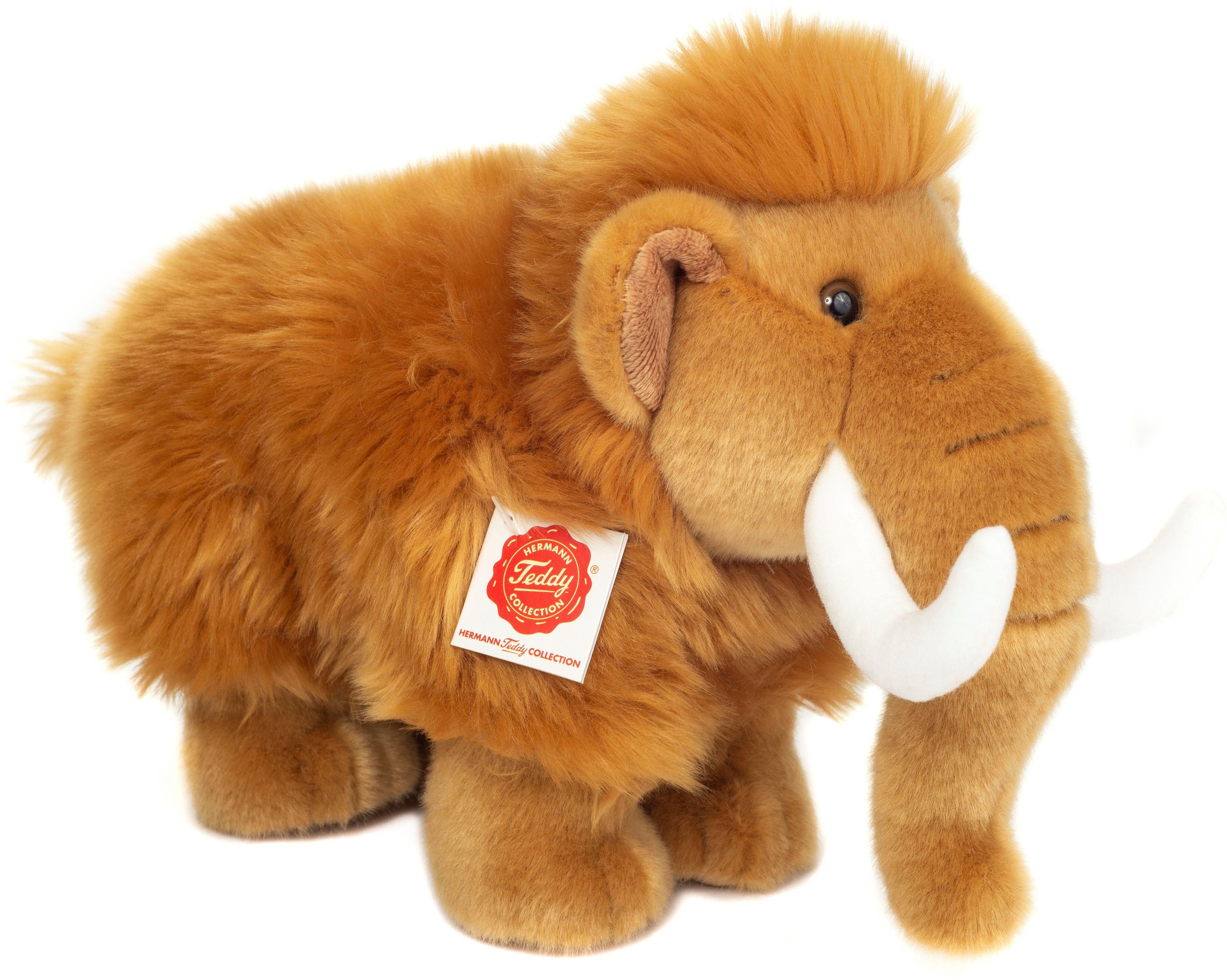 Hermann® Mammut 30 cm, Kuscheltier hellbraun Teddy