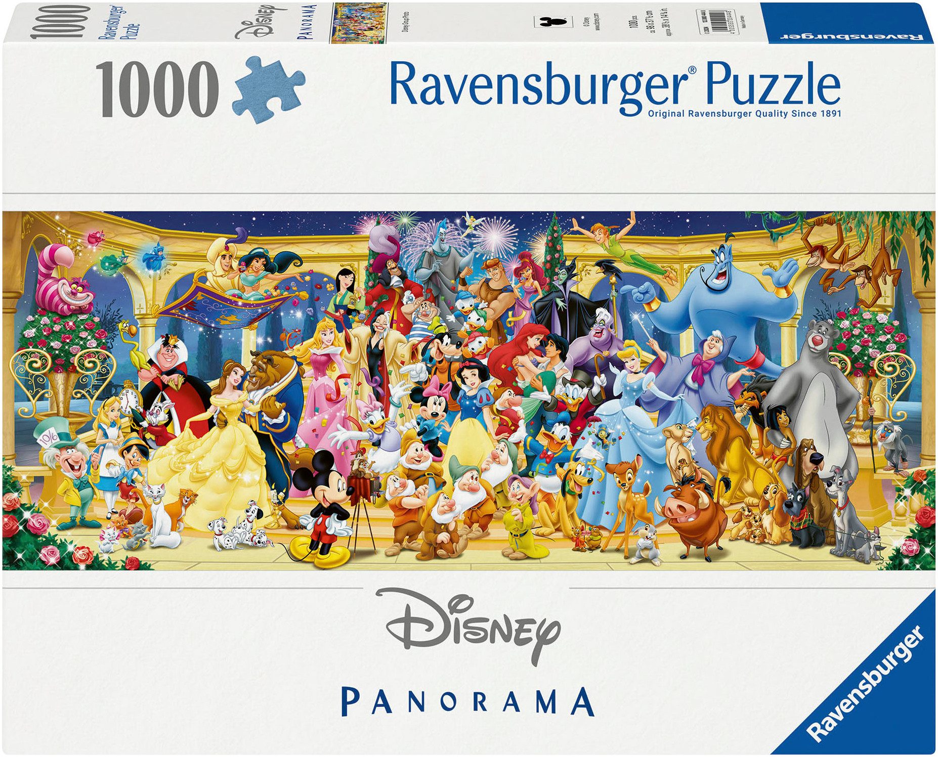 Ravensburger Puzzle Disney Classics, Panorama, Disney Gruppenfoto, 1000 Puz günstig online kaufen