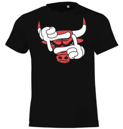 Youth Designz T-Shirt Bulls Kinder T-Shirt für Jungen und Mädchen
