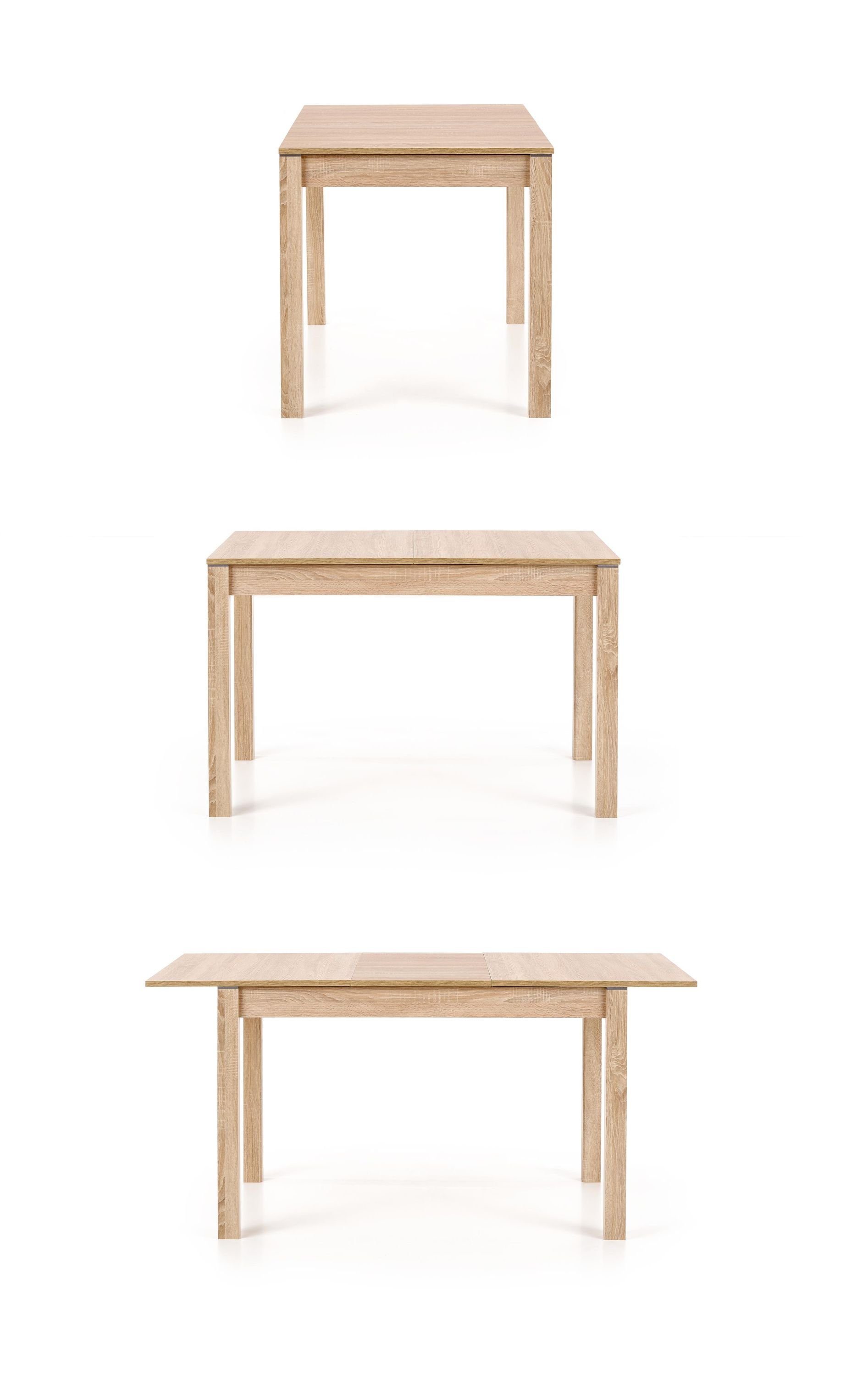 designimpex Esstisch Design Tisch HAM-111 ausziehbar cm bis Eiche Sonoma 158 118