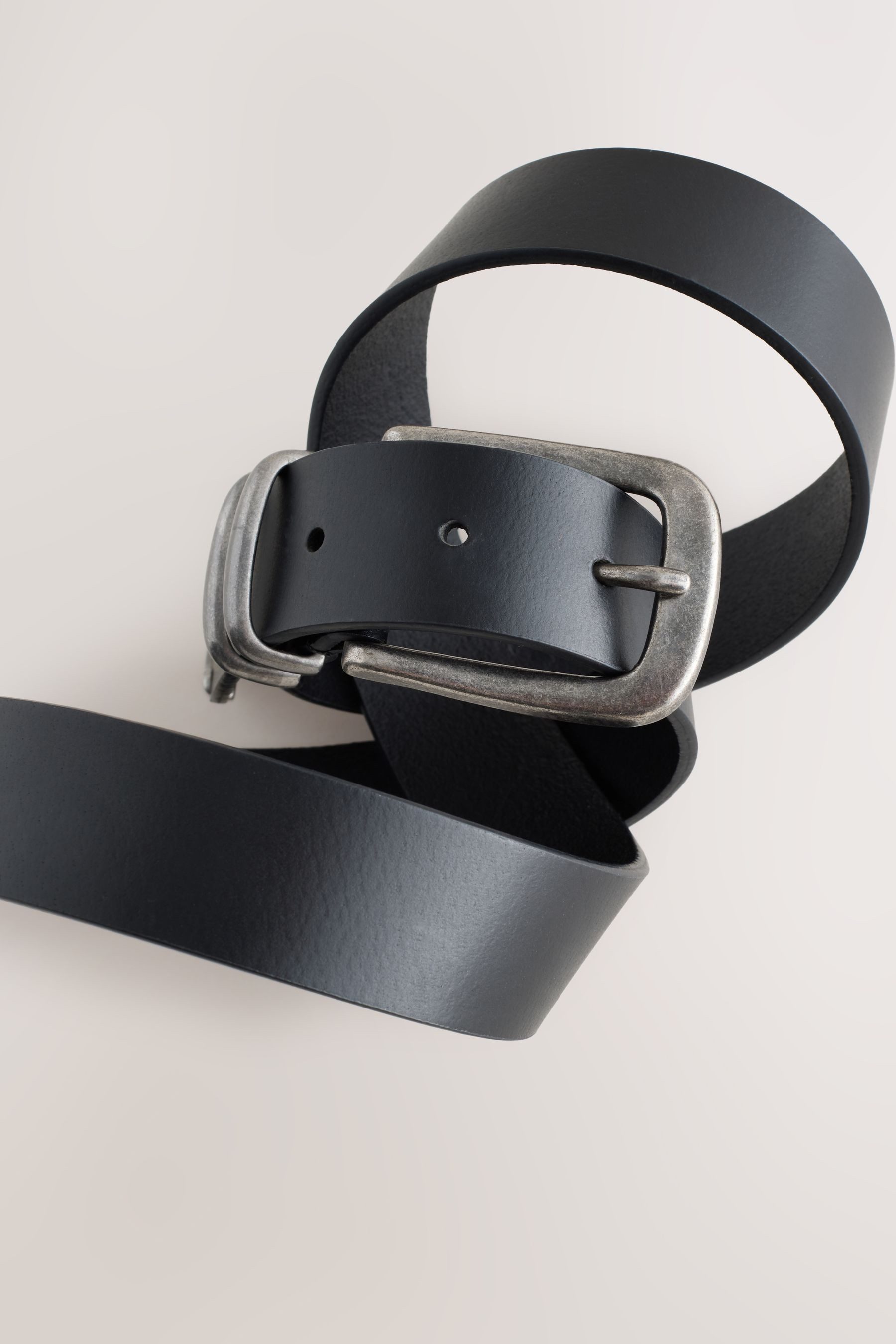 Next Ledergürtel Ledergürtel, Doppelschlaufe und -spitze aus Metall (1-St) günstig online kaufen