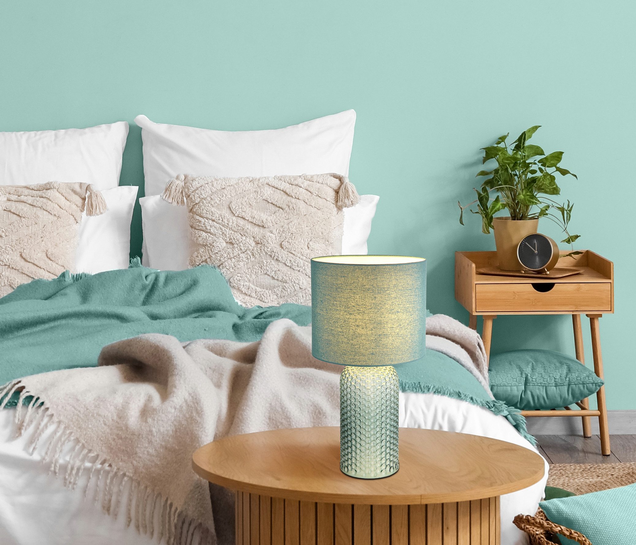 GLOBO LIGHTING Tischleuchte SOFIA, ohne Leuchtmittel, Tischlampe/Wohnzimmer günstig online kaufen