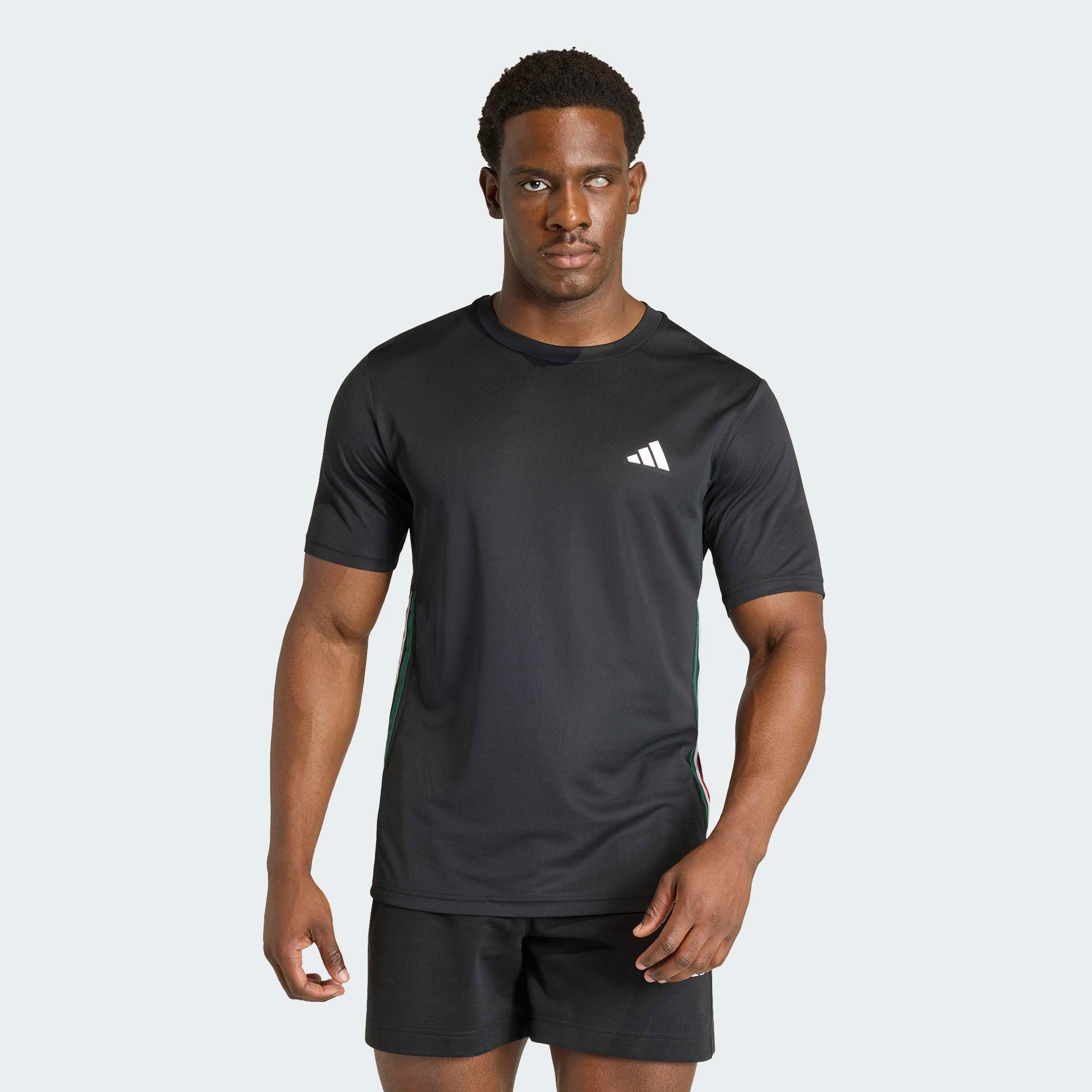 adidas Performance T-Shirt WORKOUT ESSENTIALS BASE 3-STREIFEN günstig online kaufen