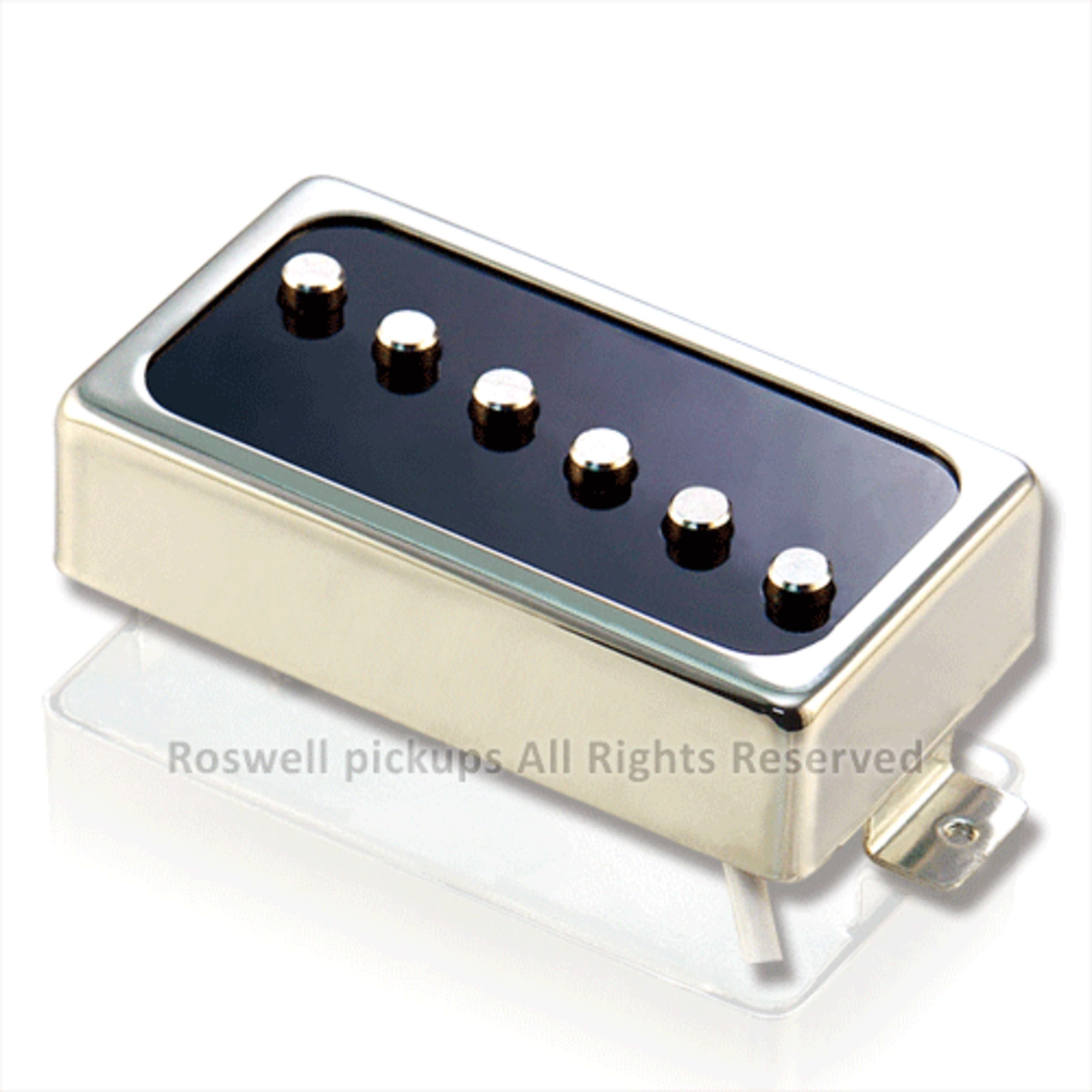 Roswell Pickups Tonabnehmer, (E-Gitarre Tonabnehmer, Humbucker), LGS10-B Single Coil Bridge Nickel - Humbucker Tonabnehmer für