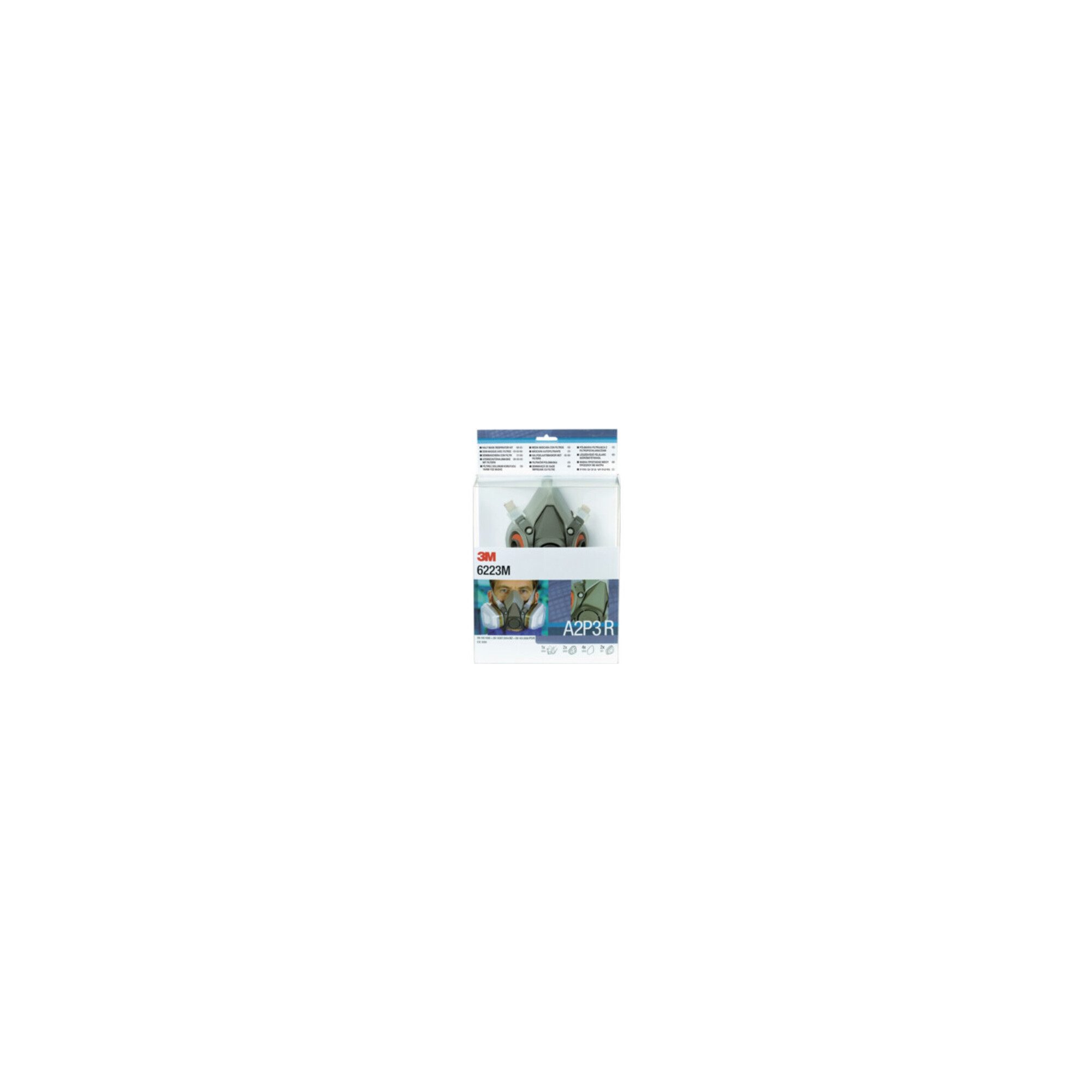 3M Filtrierende Halbmasken FFP2 3M Atemschutz-Halbmasken-Set 6223 M 9 tlg.