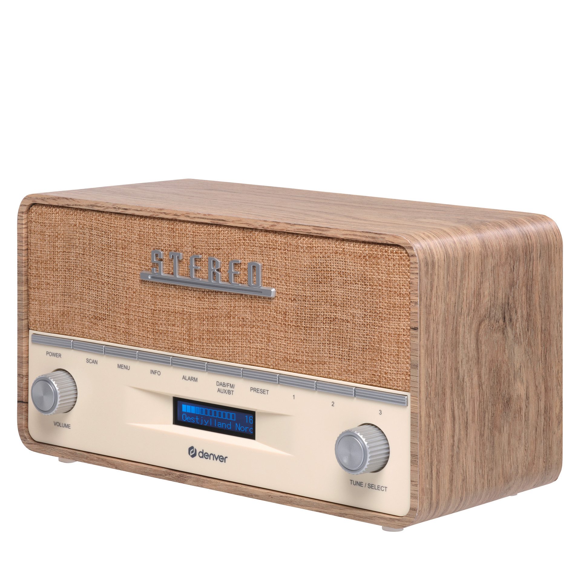 Denver Electronics Denver DAB-36LW Digitalradio (DAB) (Digitalradio (DAB), FM-Tuner, 5 W, Bluetooth)