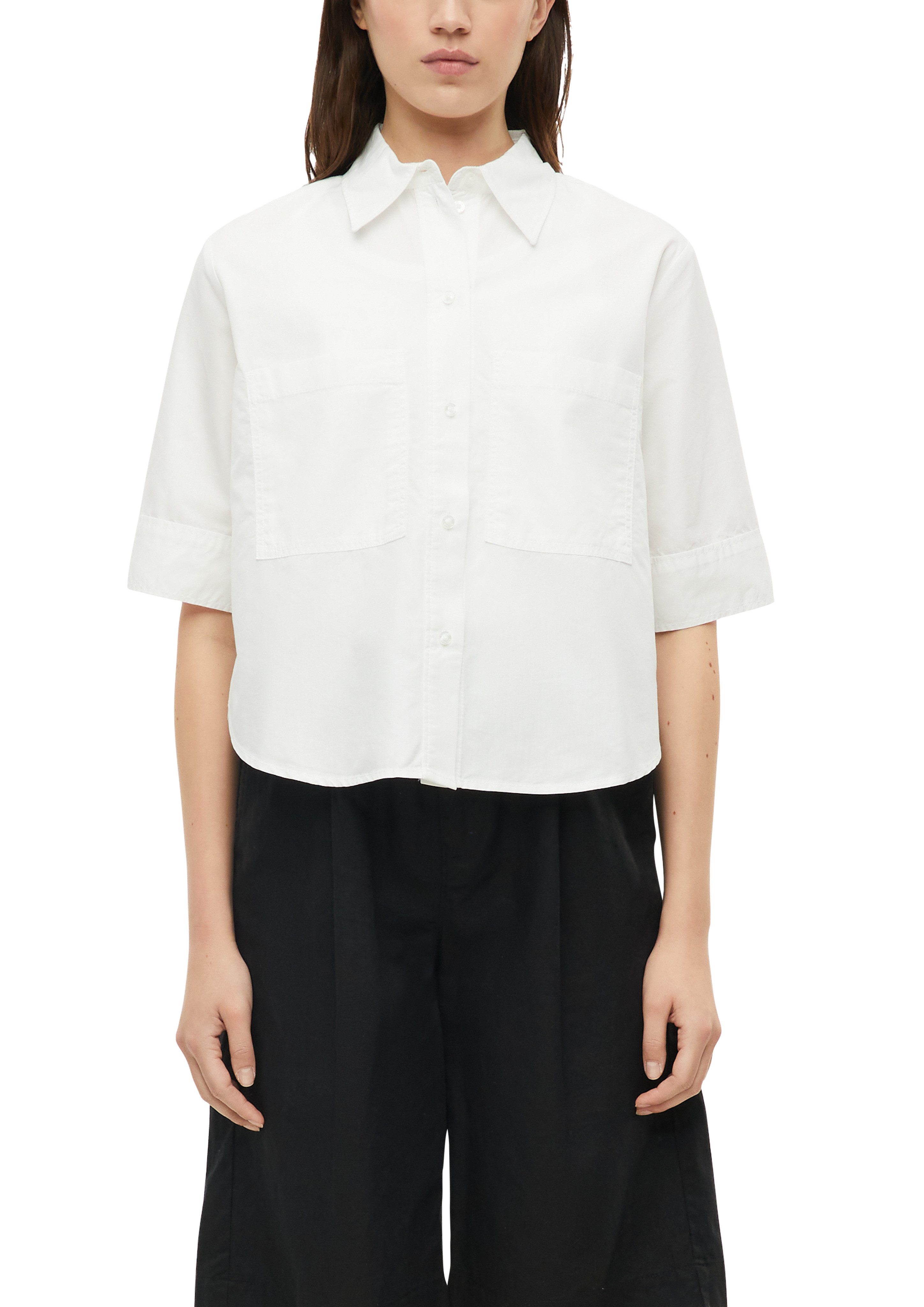 s.Oliver Hemdbluse 3/4 Arm -Sommerbluse mit Lyocell