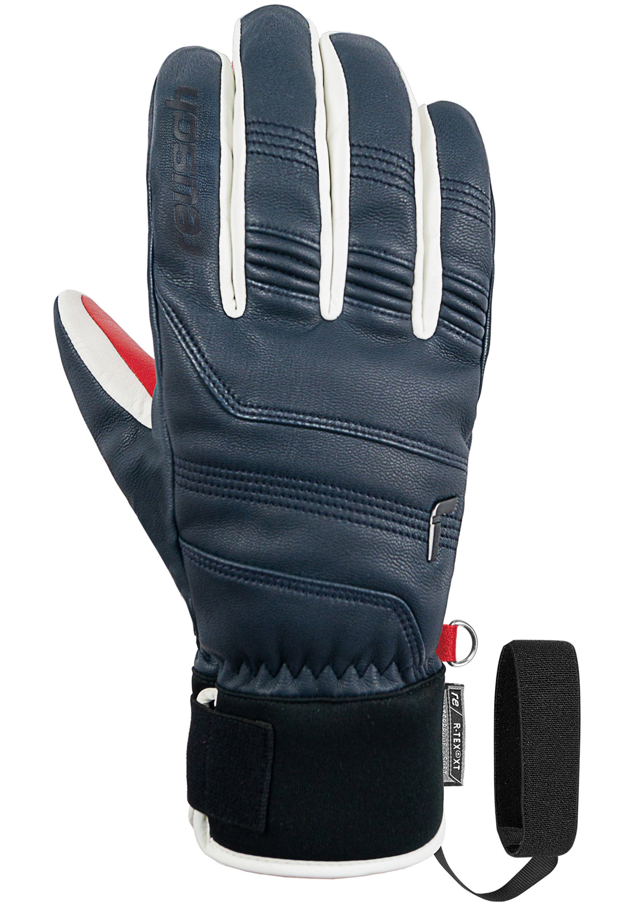 XT blau-rot Material Reusch Skihandschuhe aus und atmungsaktivem wasserdichtem Highland R-TEX®
