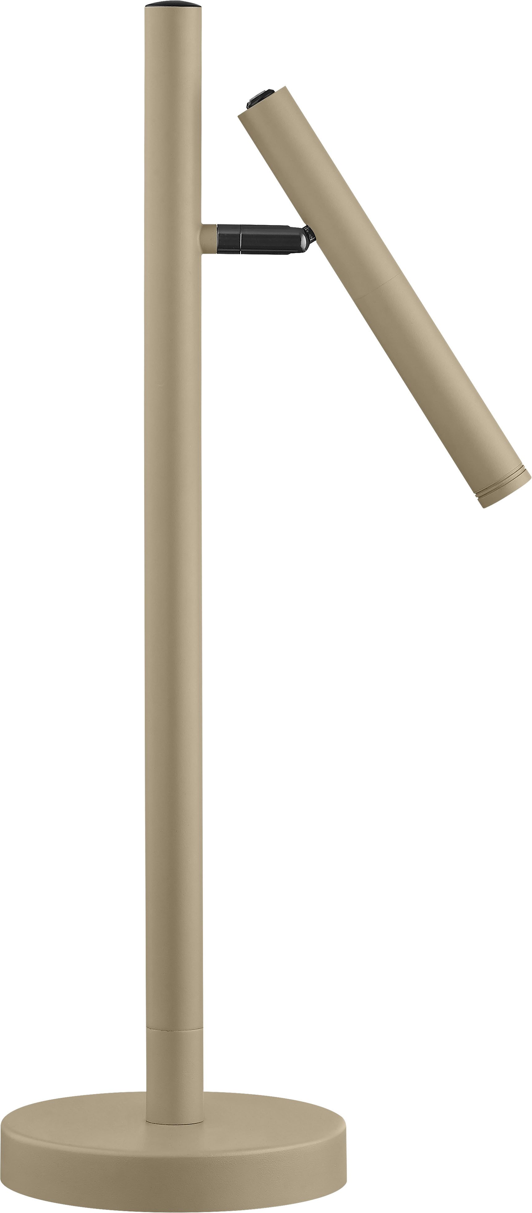 HELL höllisch gutes Licht LED Tischleuchte STREAK-B, LED fest integriert, Warmweiß, Tastdimmer