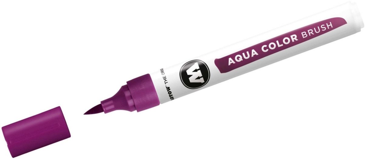 Thumbnail - MOLOTOW Filzstift Aquarellstift Color Brush Aqua 1-2mm purpur.