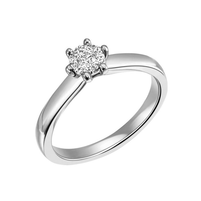 Firetti Diamantring Verlobung ca. 2 70 mm breit Glanz massiv mit Brillanten