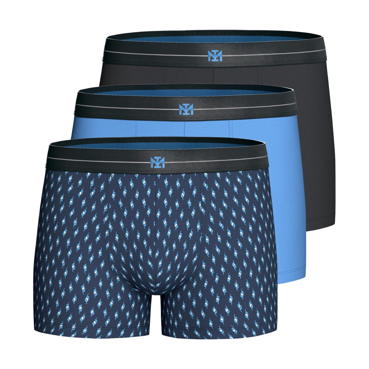 IMPETUS Boxershorts IM1221P04 Herren (3-St) Unterhose, Retroshorts, Pants, Shorts, Slips