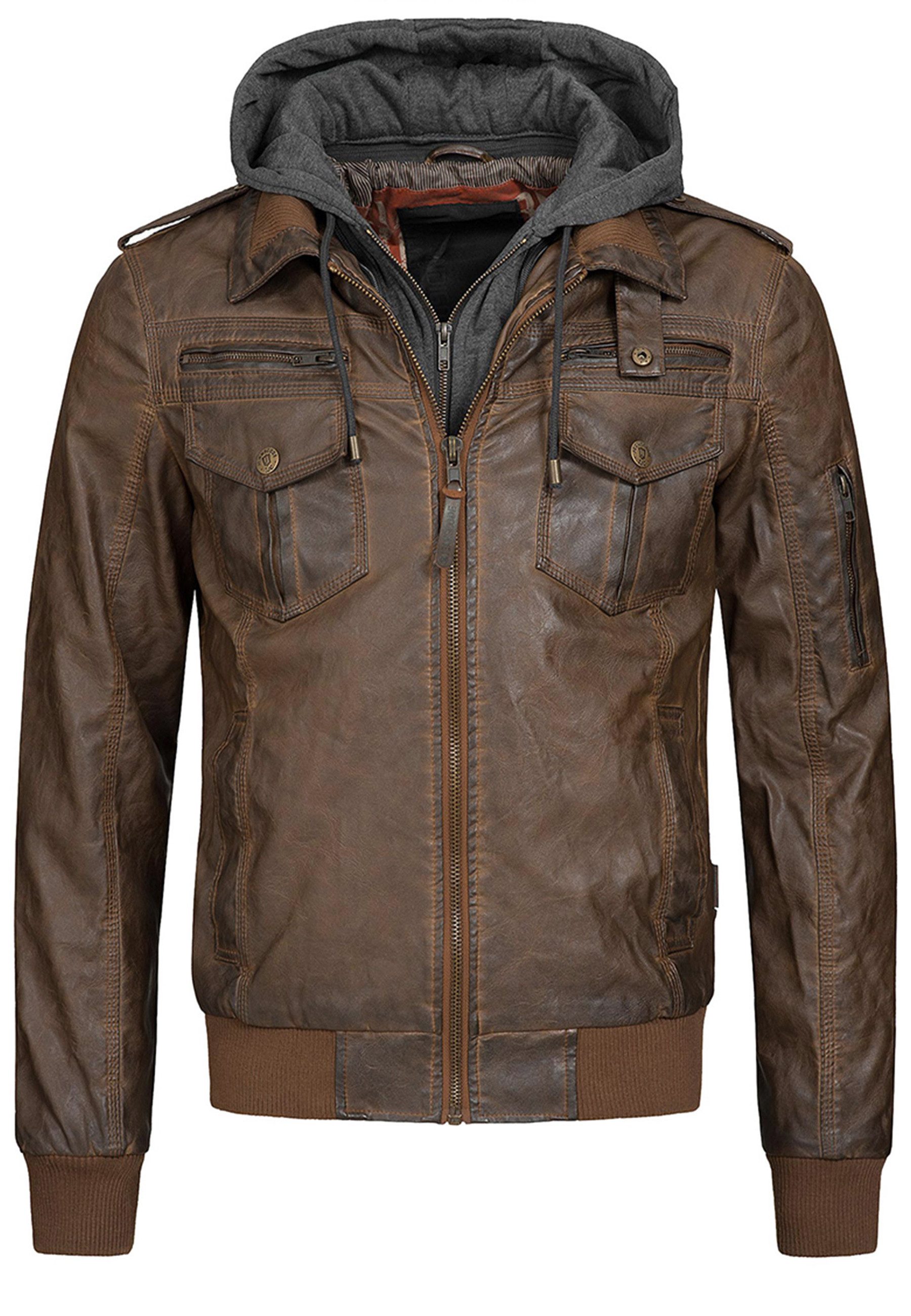 Indicode Sommerjacke Aaron mit gerippten Ärmel günstig online kaufen